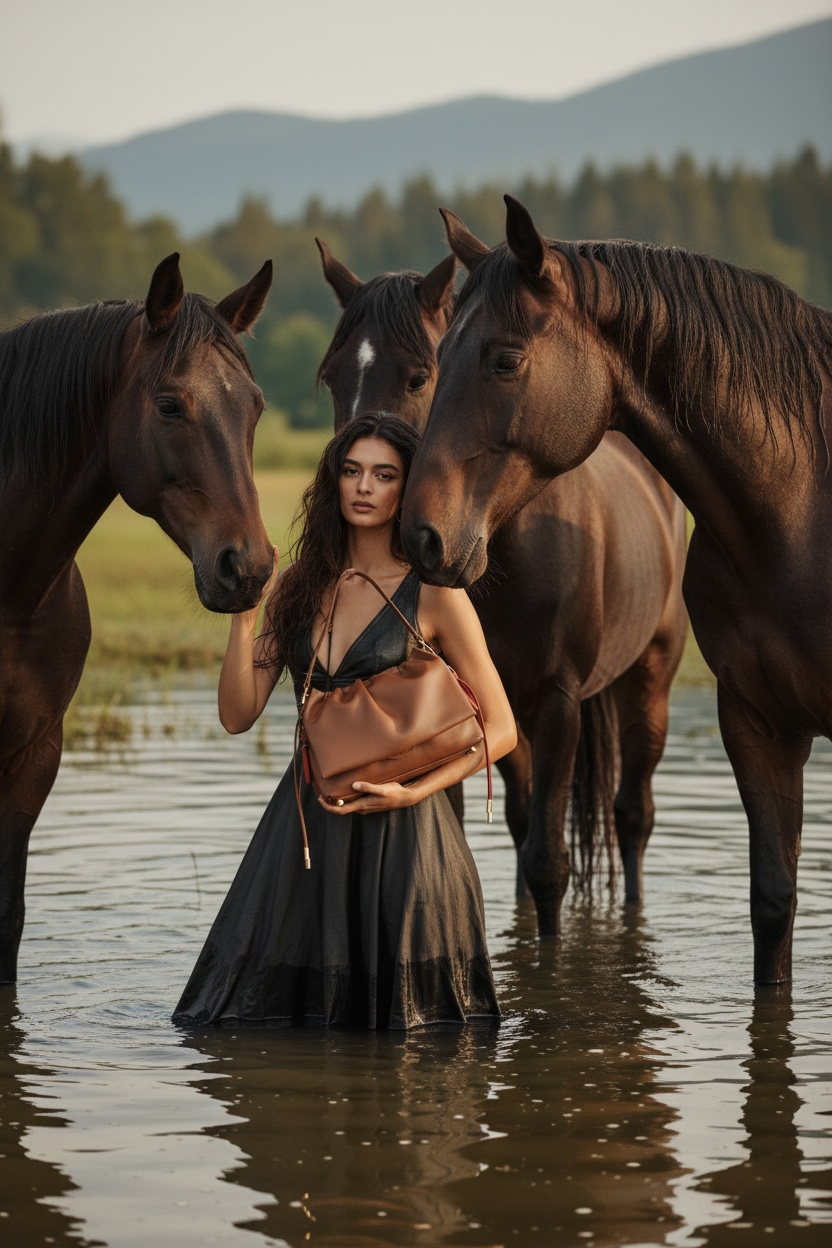 Geantă Anvin M Cognac