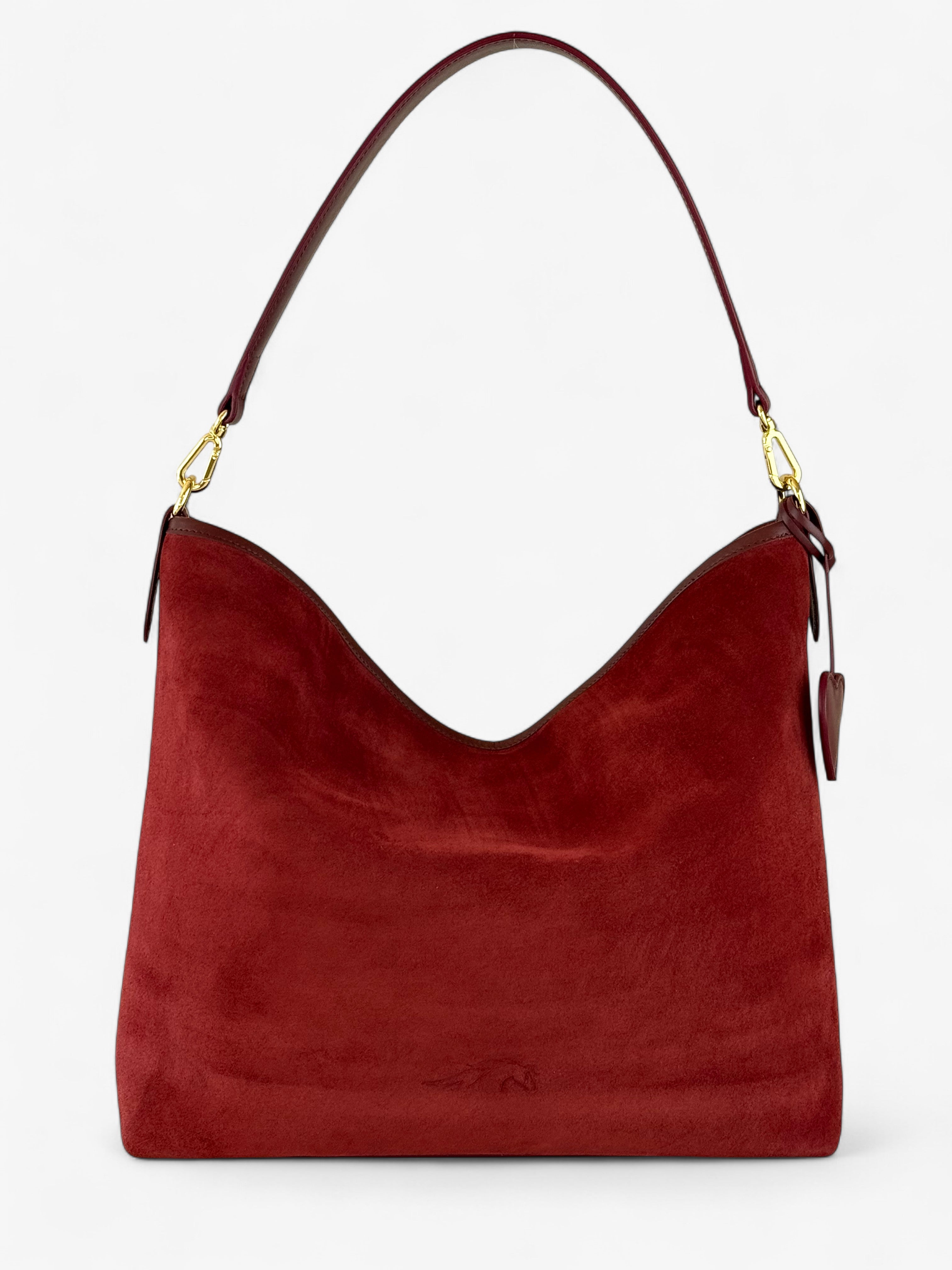 Borsa Deva Velour Bordeaux