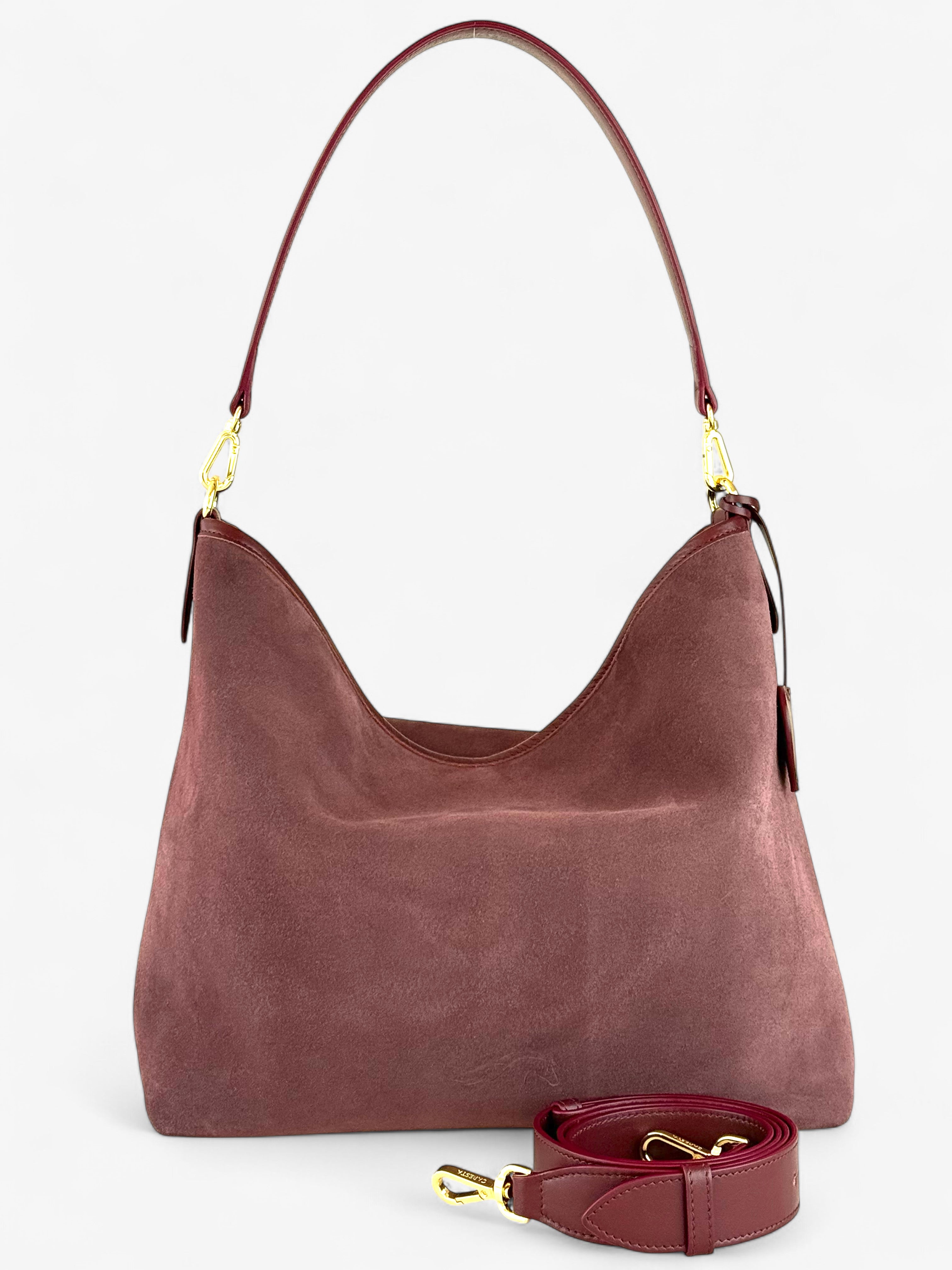 Borsa Deva Velour Wine