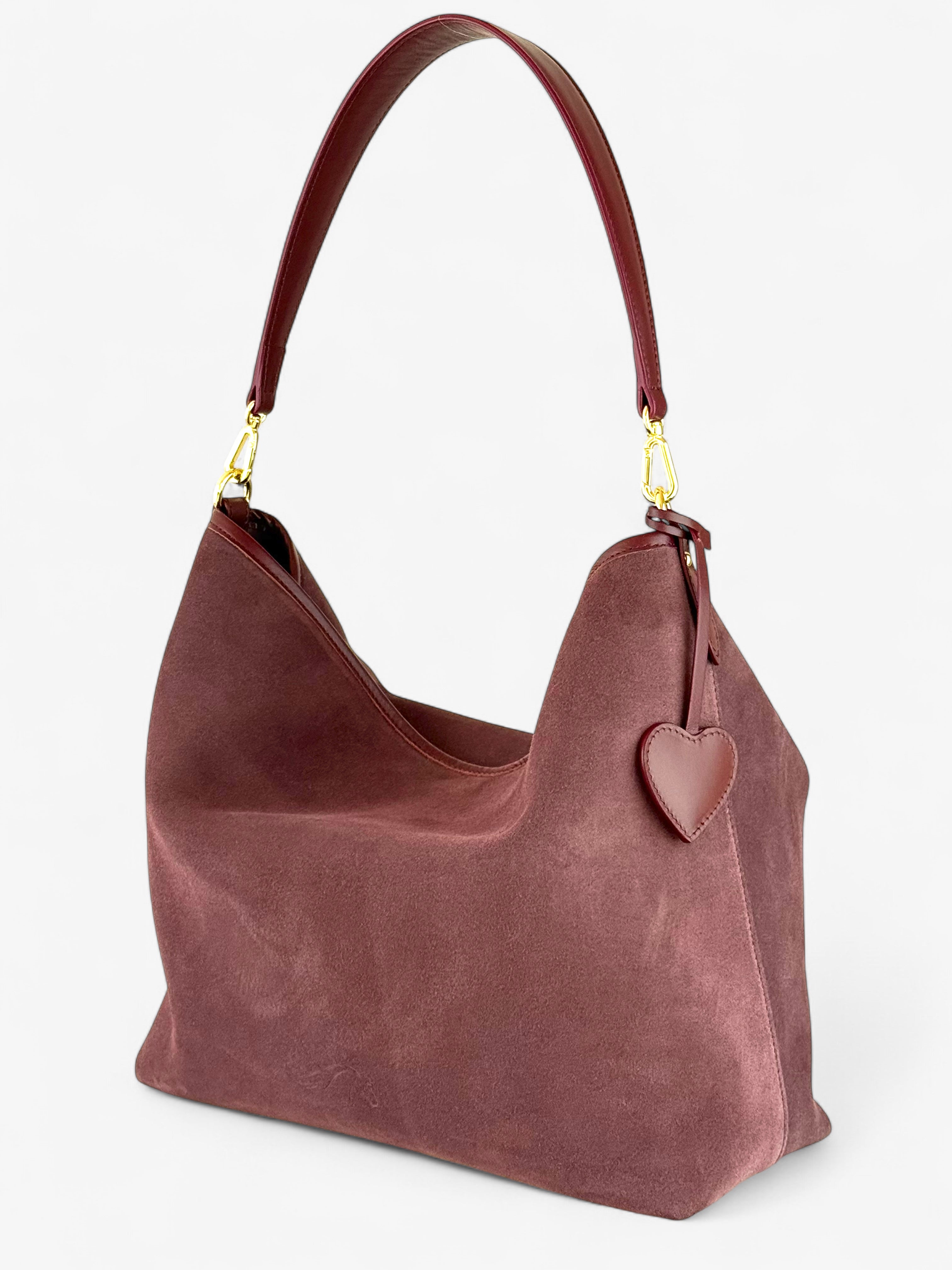 Borsa Deva Velour Wine