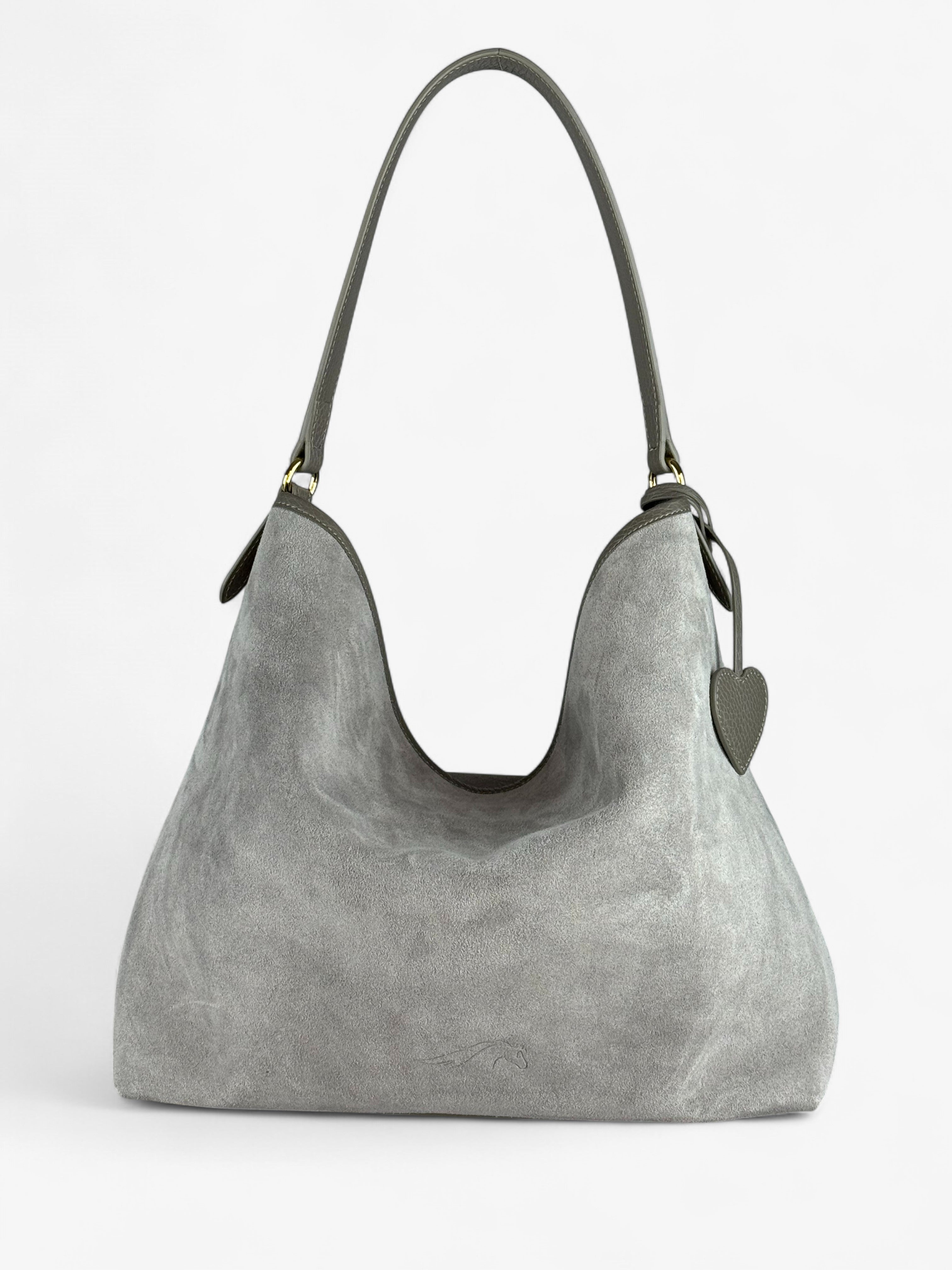 Borsa Deva Velour Grey
