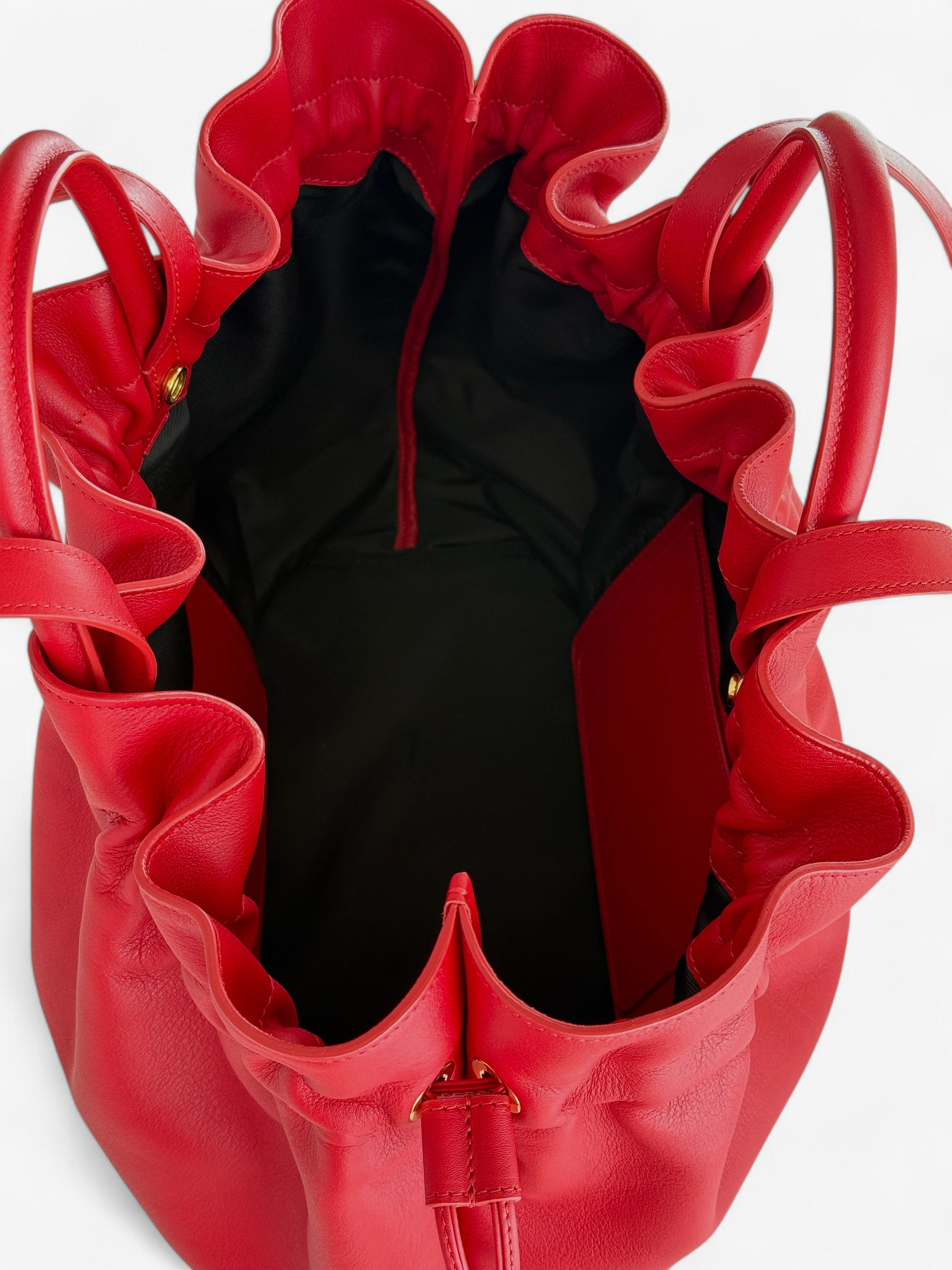 Noor L Red Bag