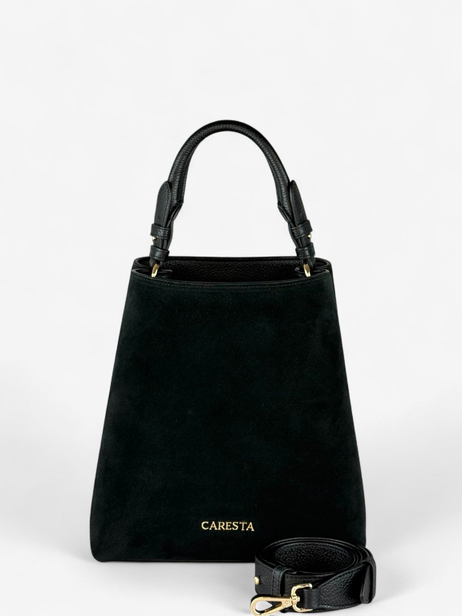 Borsa Alice M Black Velour