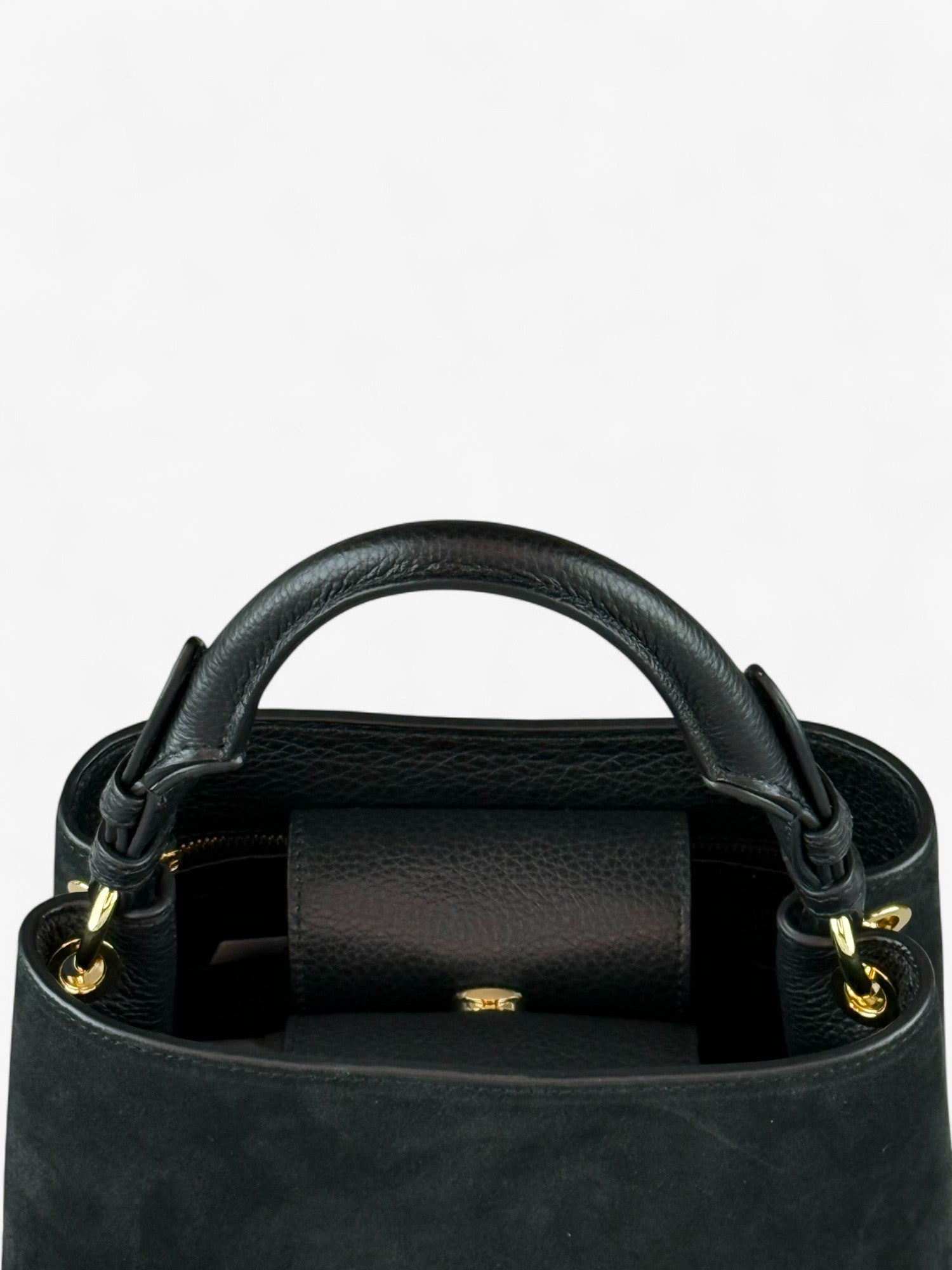 Borsa Alice M Black Velour