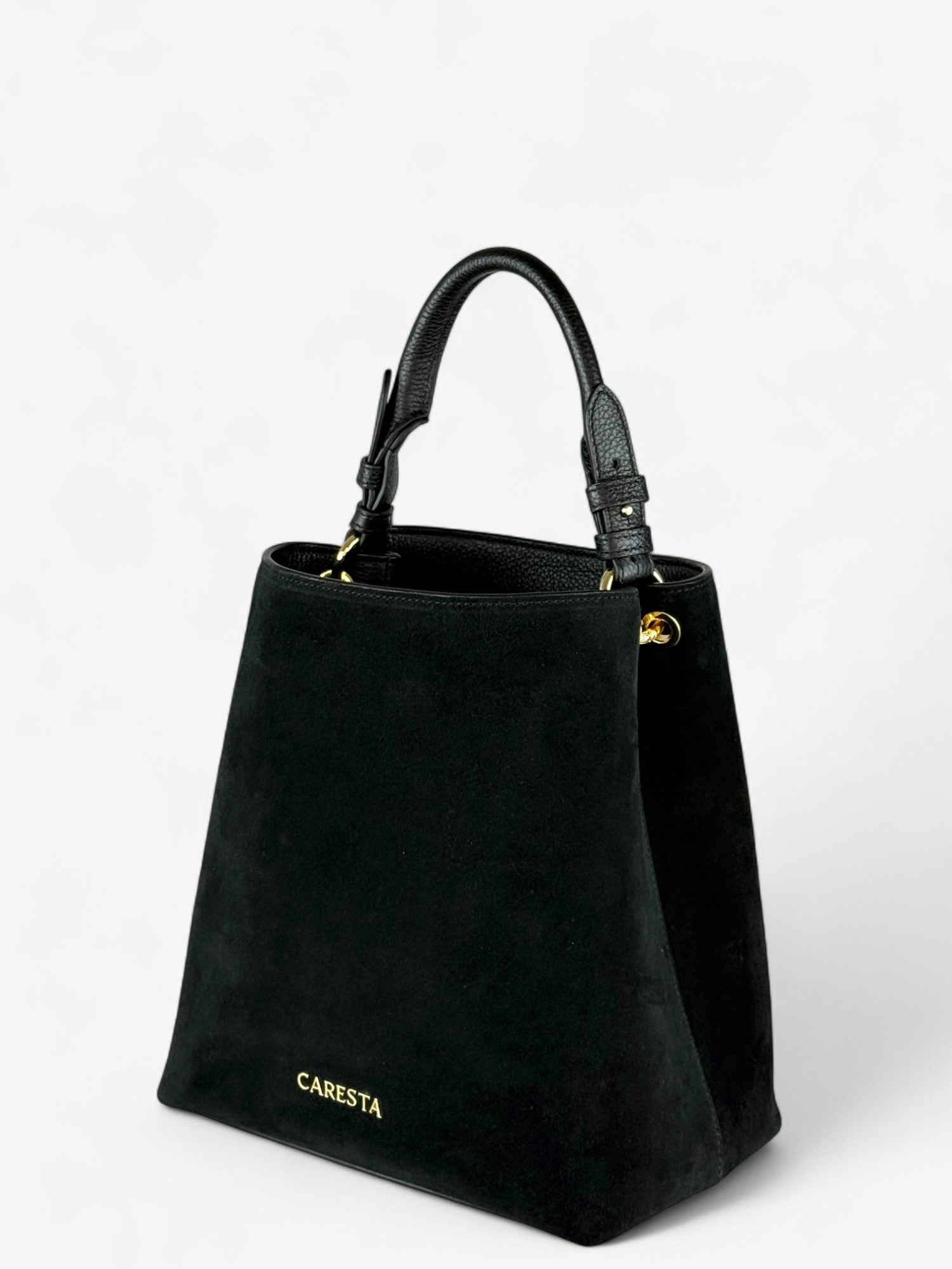 Alice M Black Velour Bag