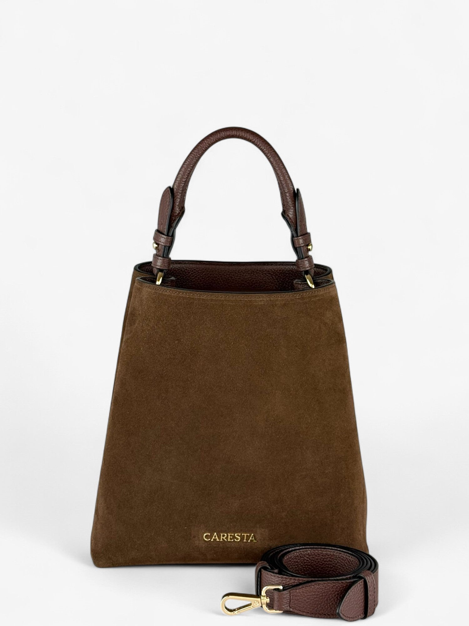 Alice M Ciocolate Velour Bag