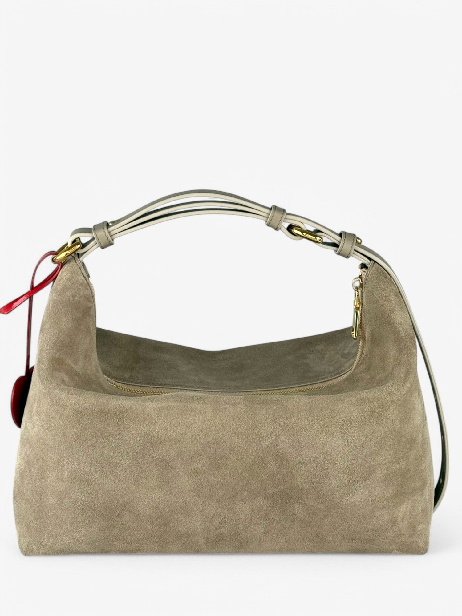 Chloe Velour Cappuccino Bag