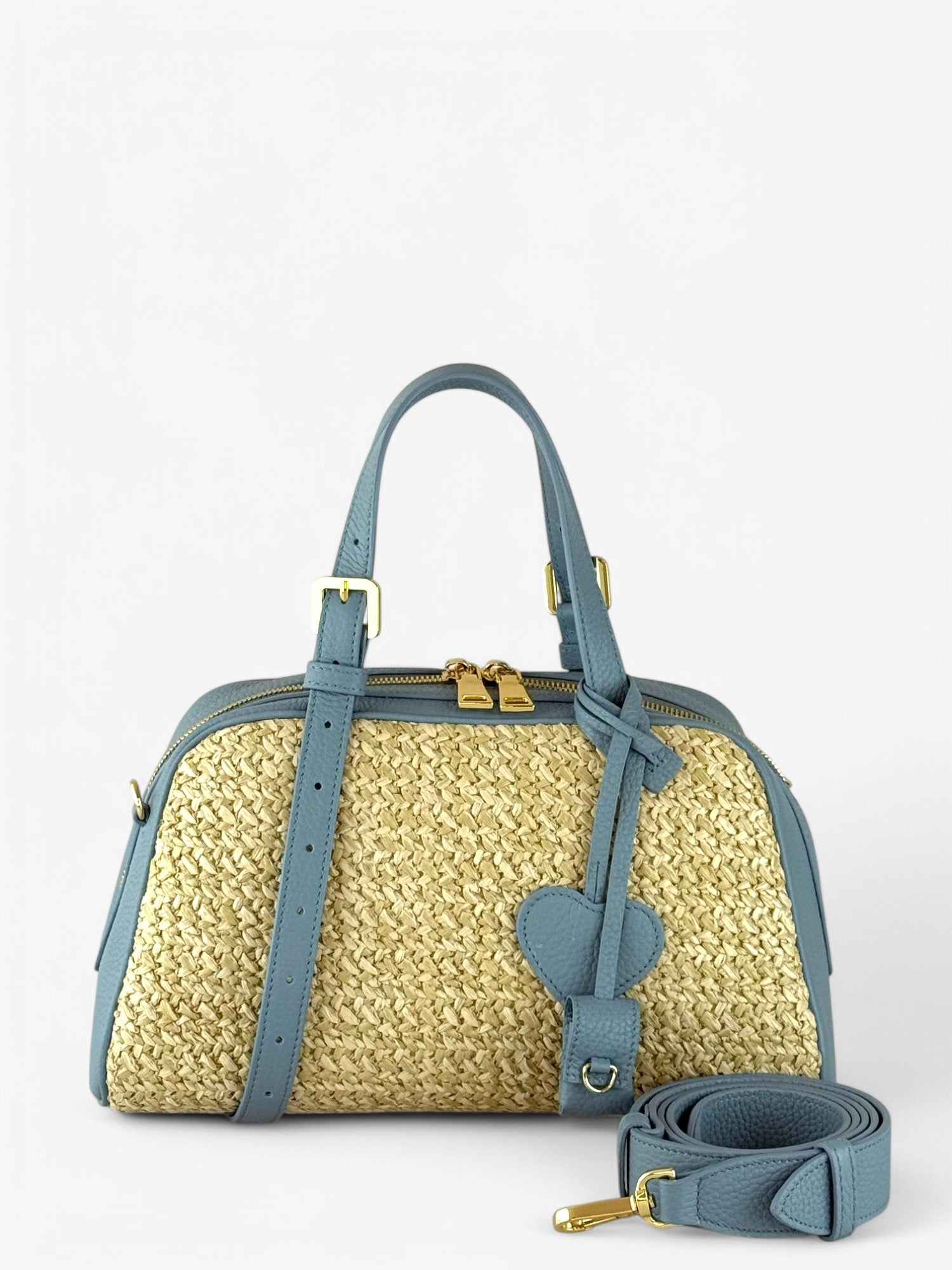 Jaqueline M Rafia Celeste Bag