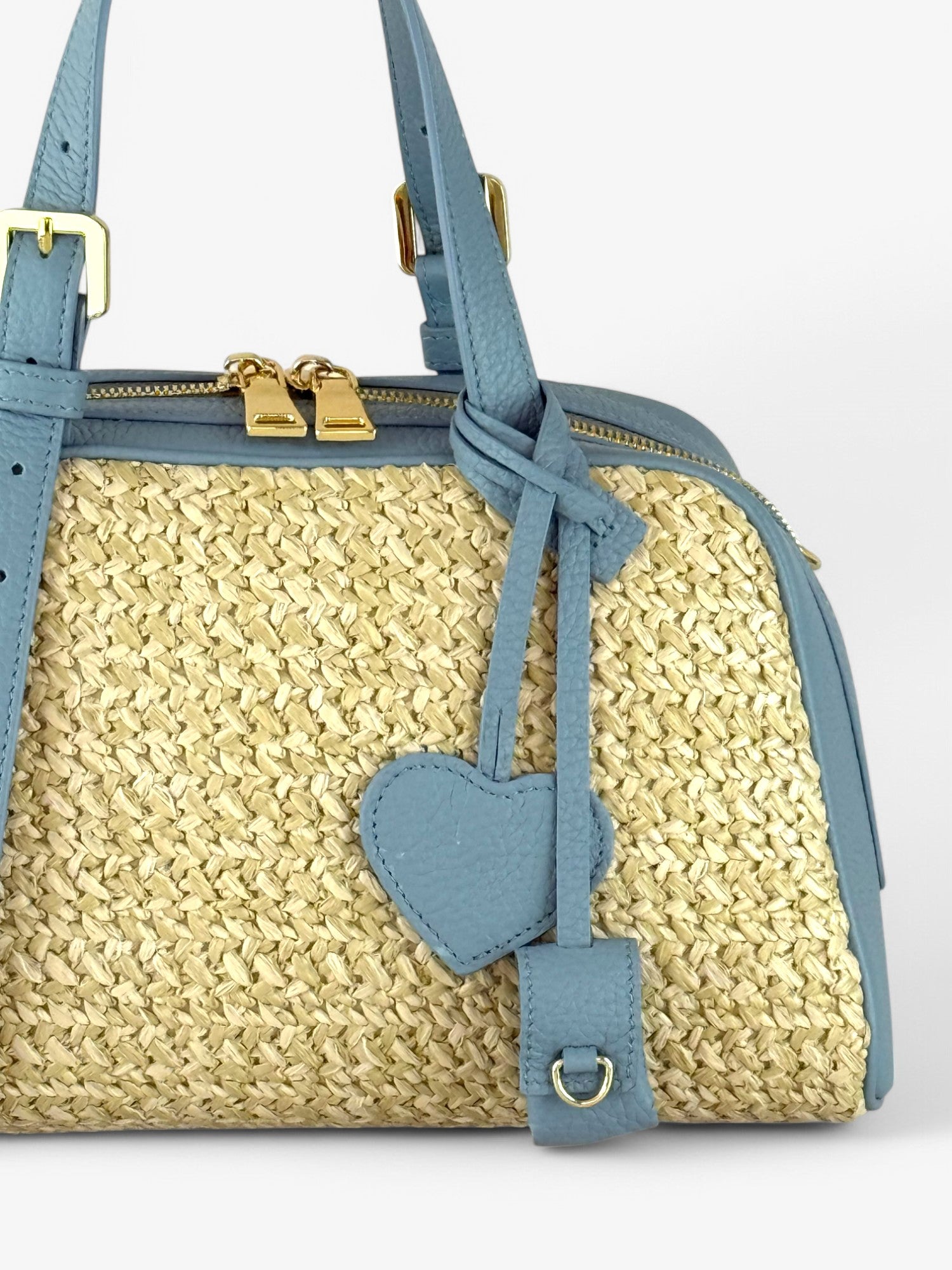 Jaqueline M Rafia Celeste Bag