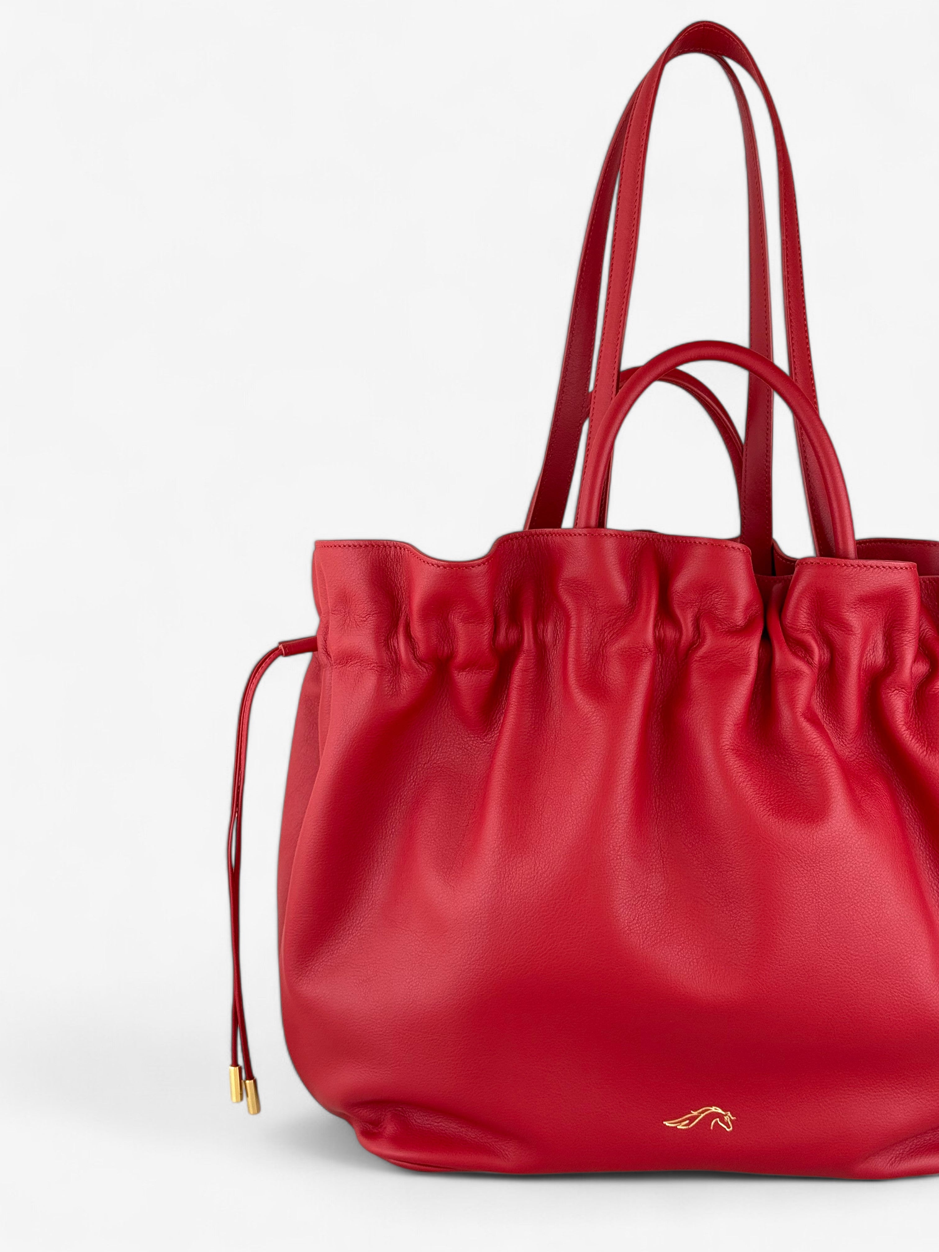 Noor L Red Bag