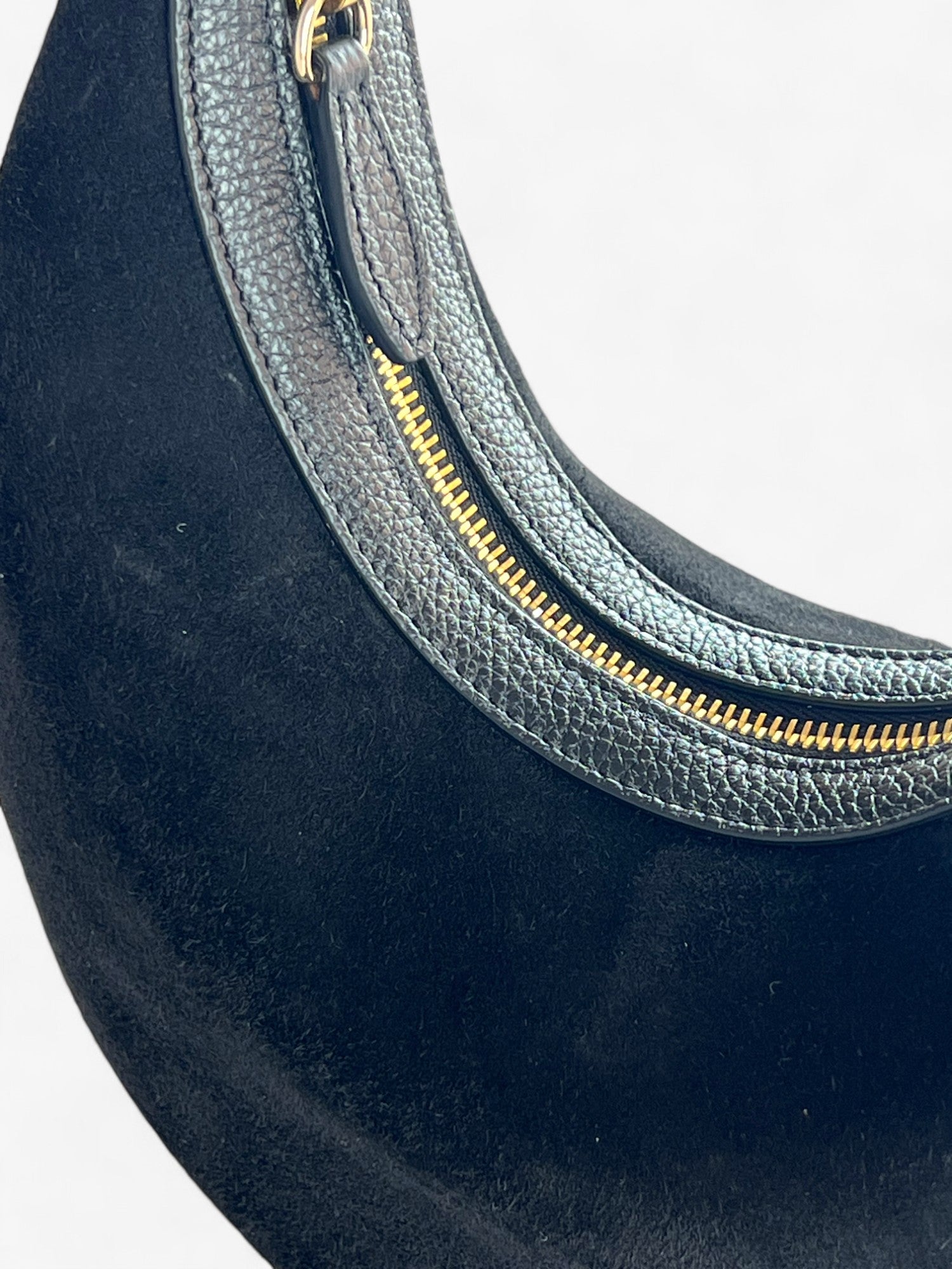 Geantă Paris M Black Velour