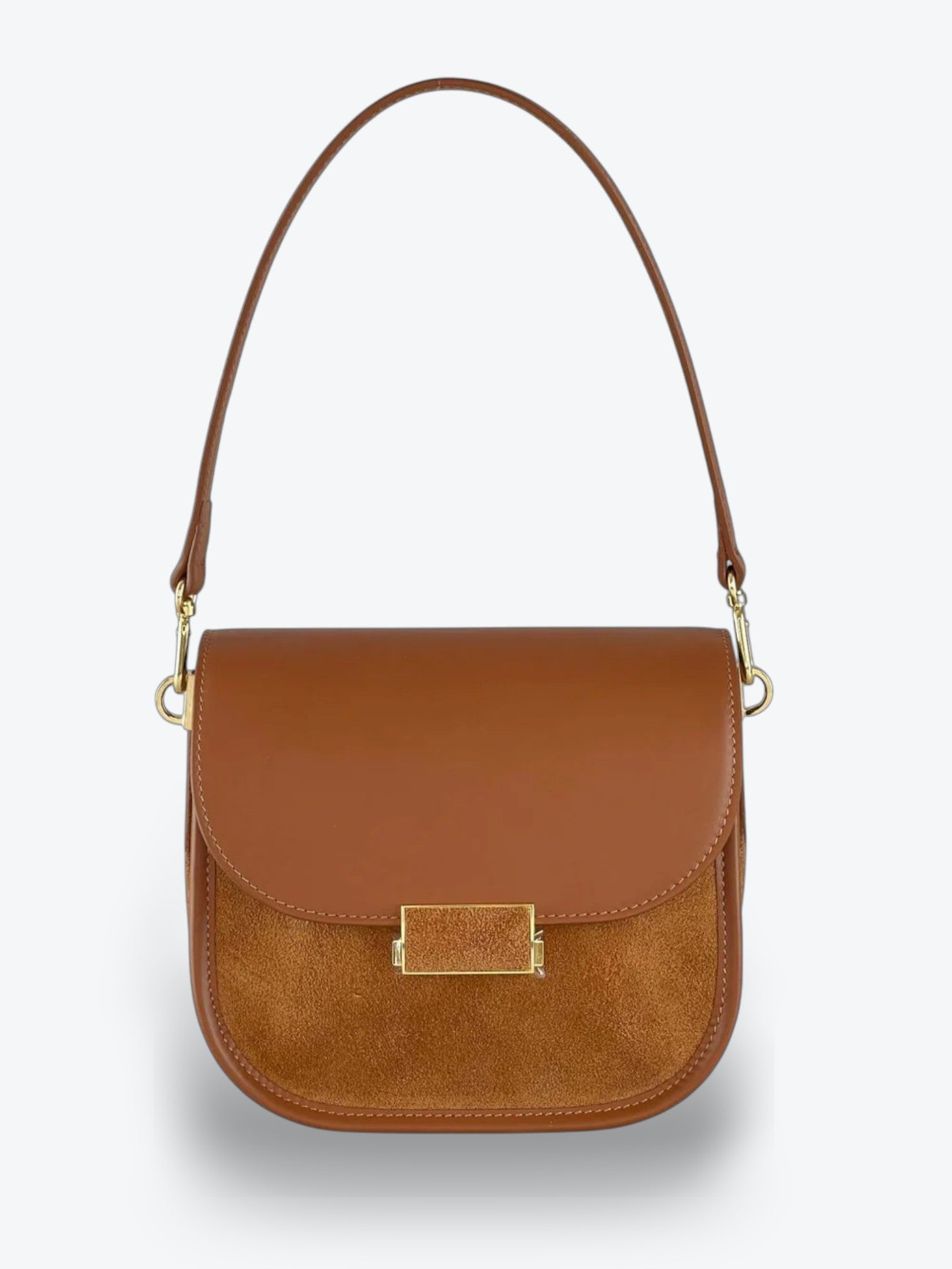 Gia Denim Cognac Bag SS24
