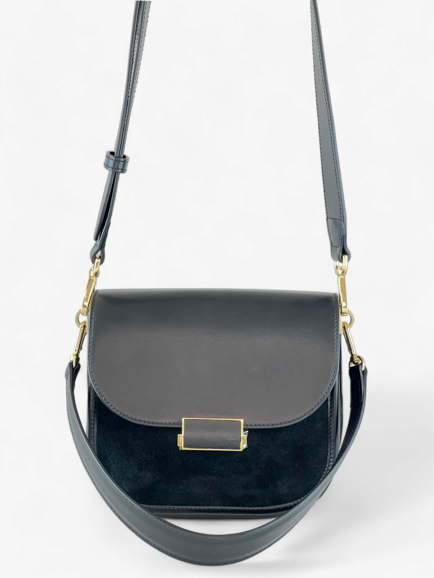 Geantă Gia Velour Black SS24