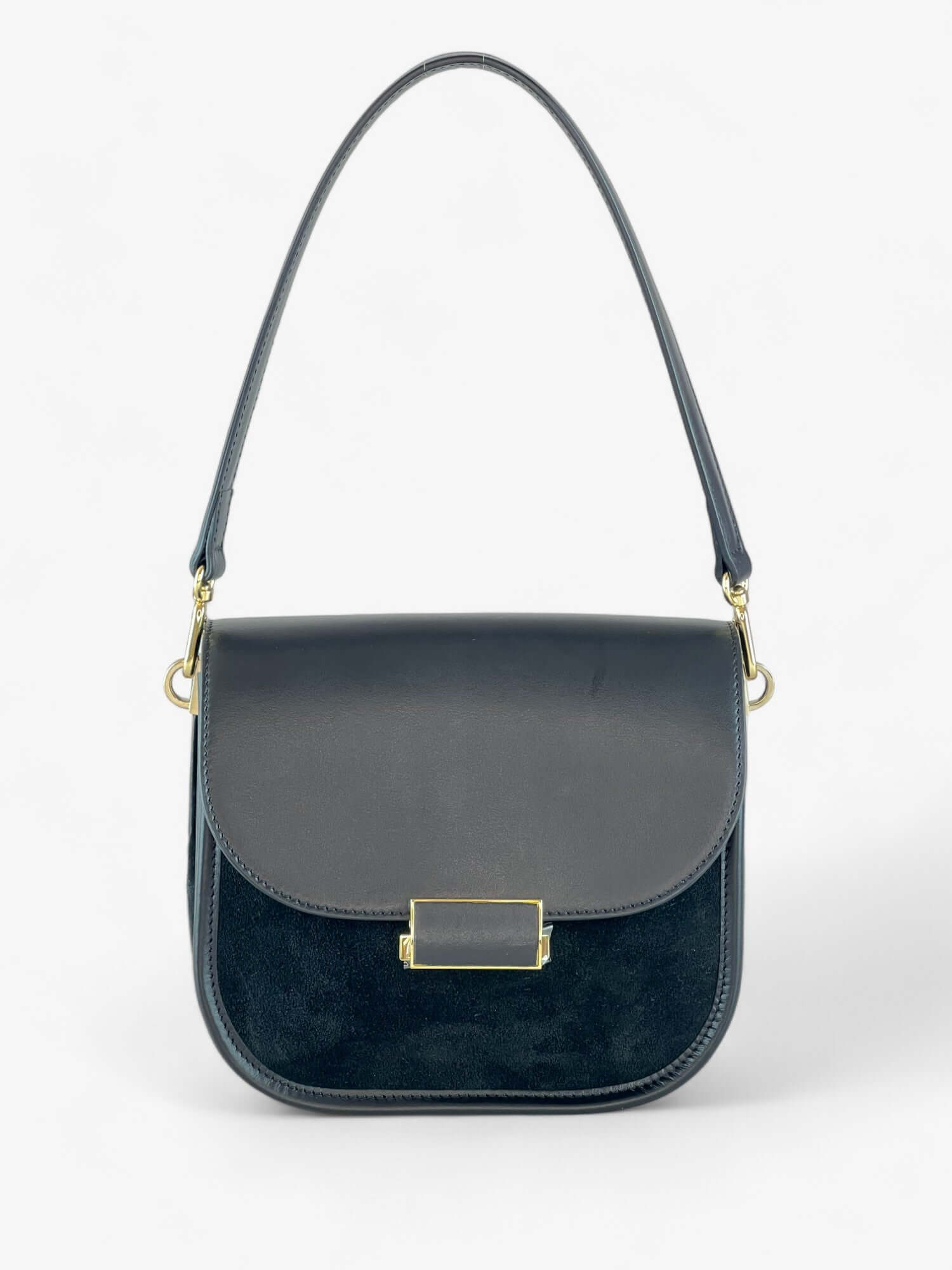 Geantă Gia Velour Black SS24