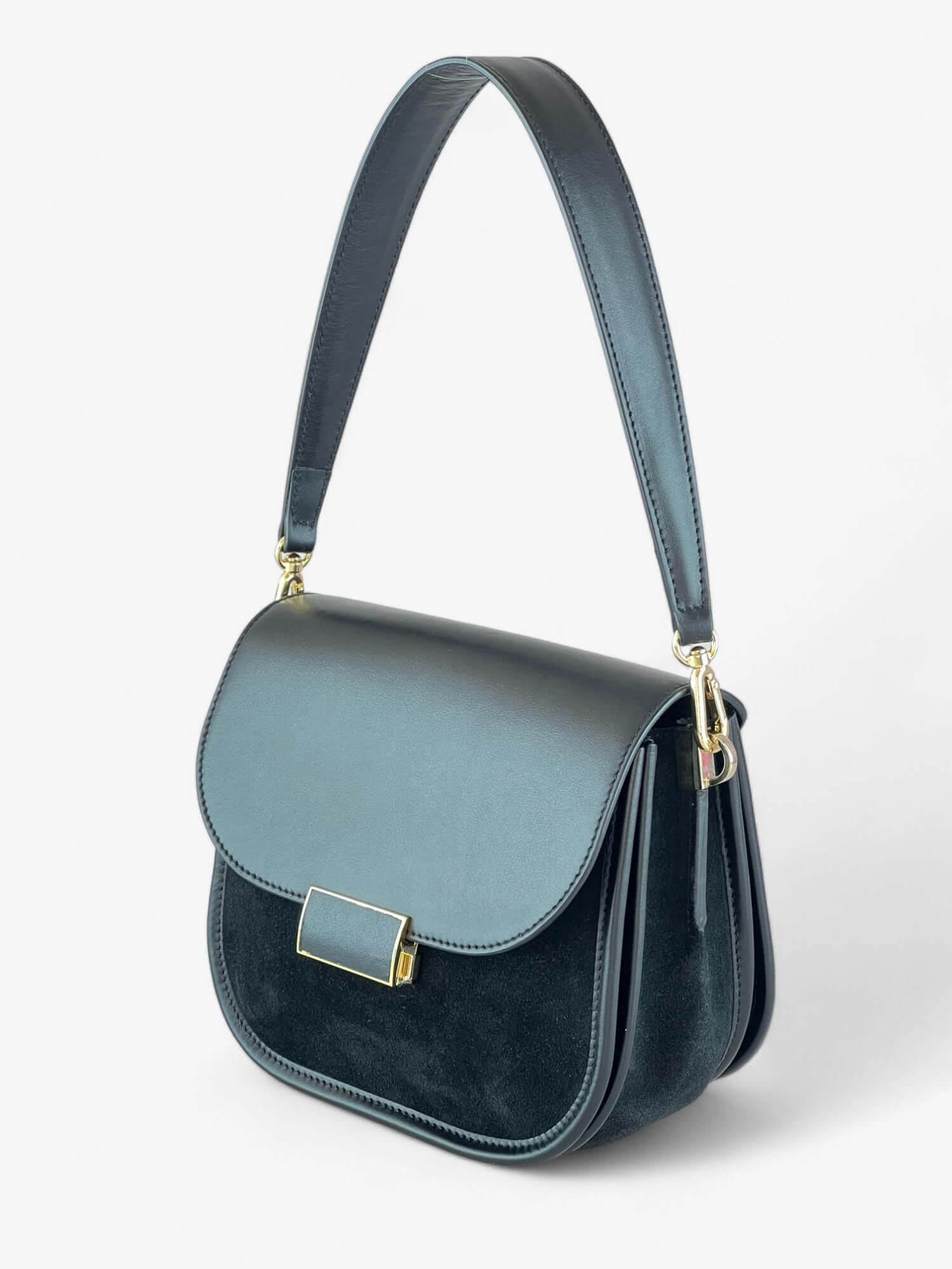 Geantă Gia Velour Black SS24