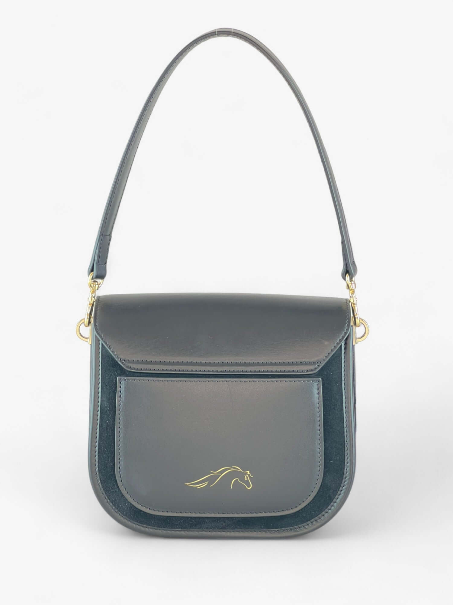 Geantă Gia Velour Black SS24