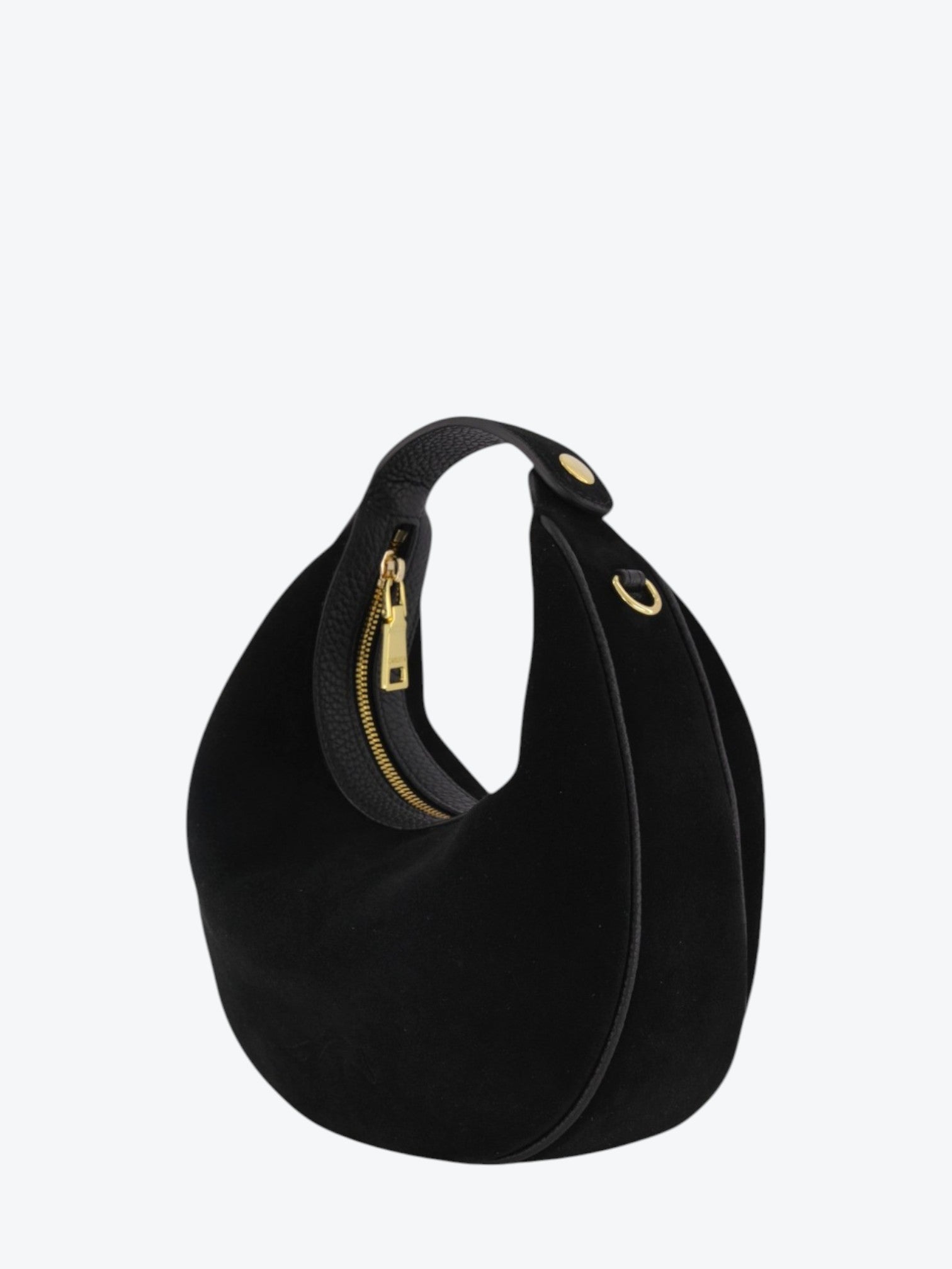 Geantă Paris M Black Velour