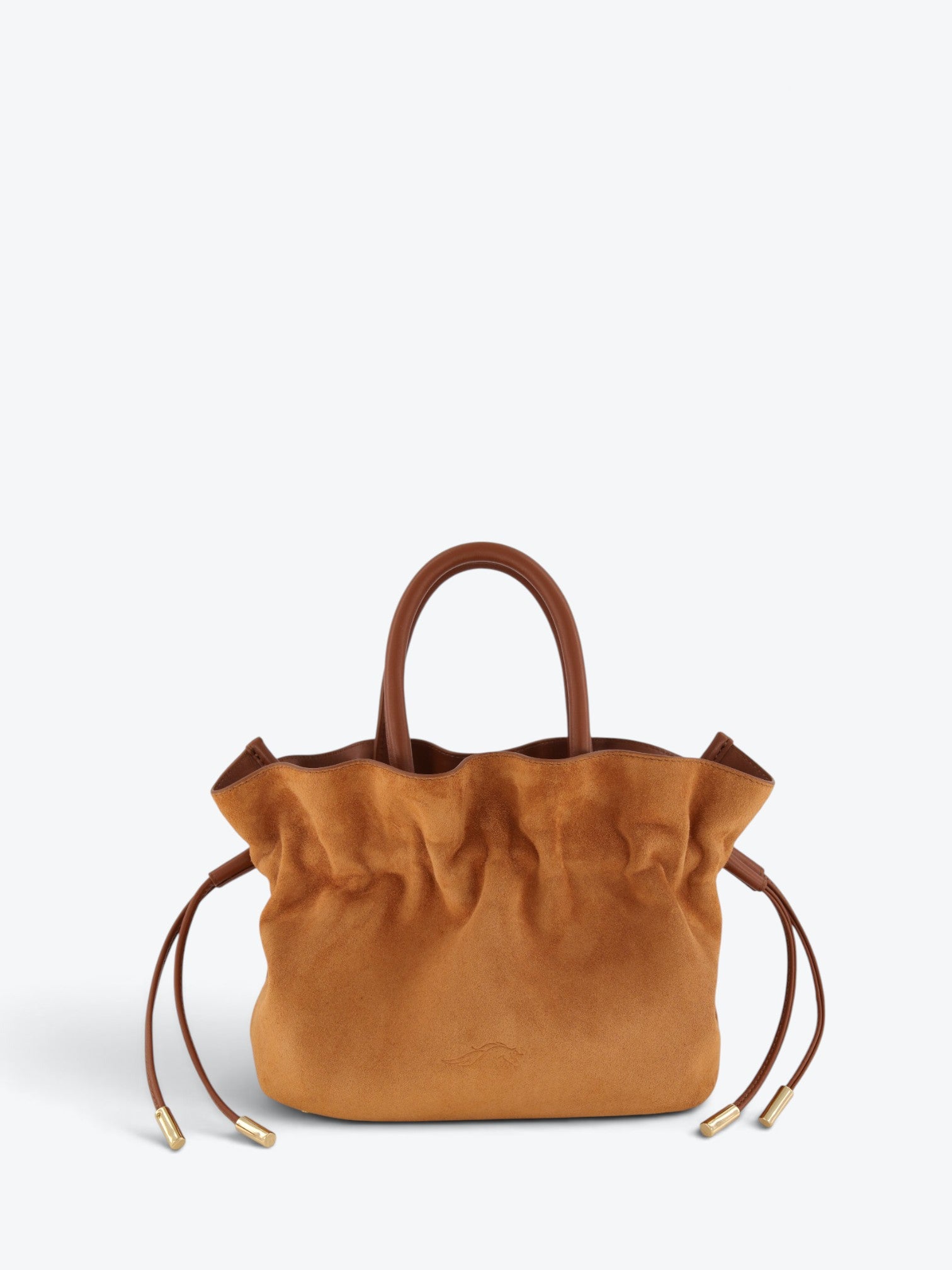 Geantă Noor XS Velour Cognac