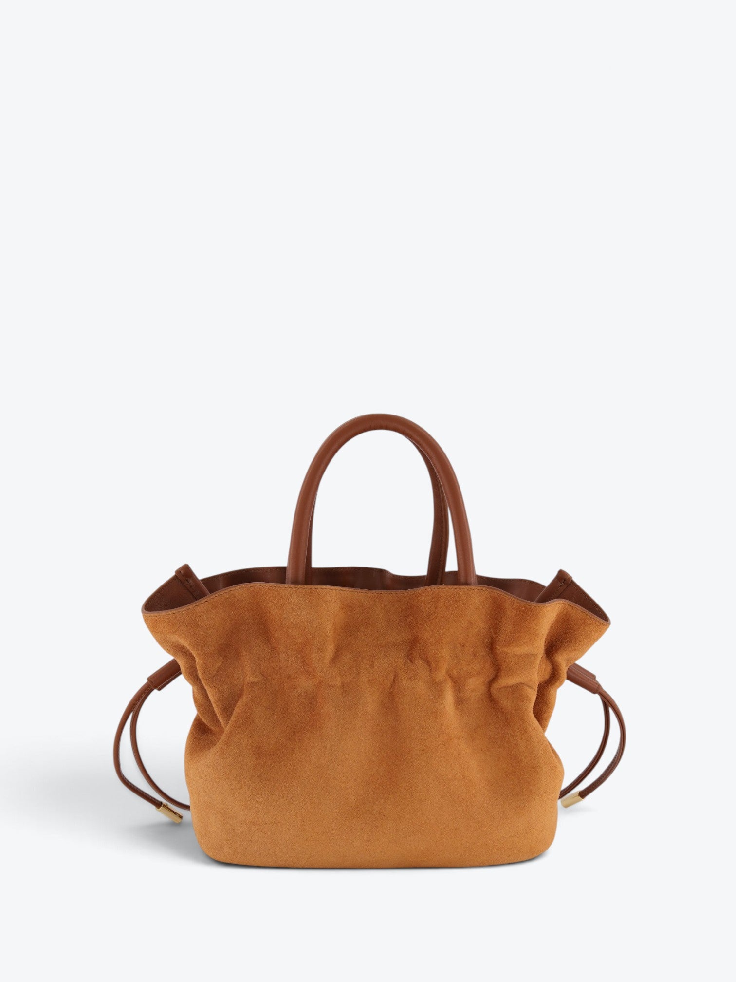 Geantă Noor XS Velour Cognac