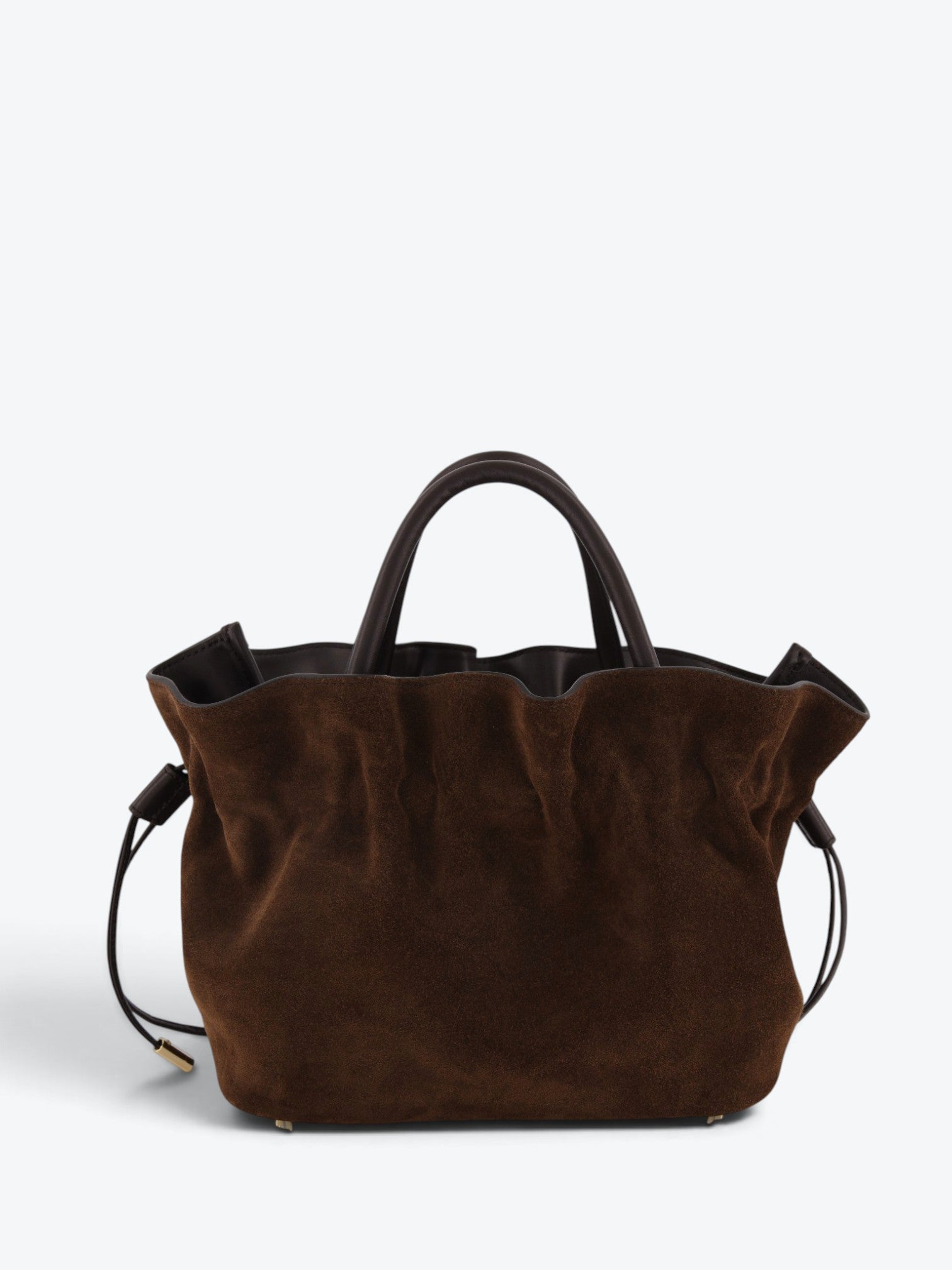Noor S Velour Ciocolate Bag