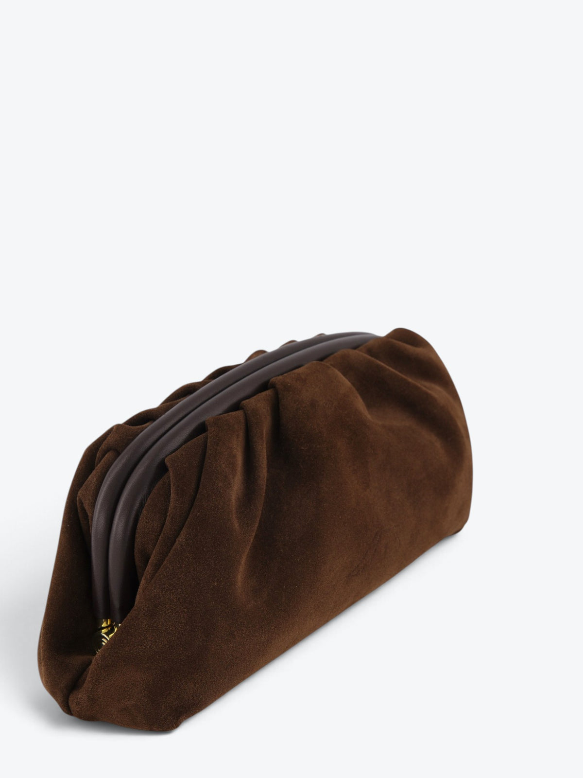Clutch Eva Ciocolate Velour Small