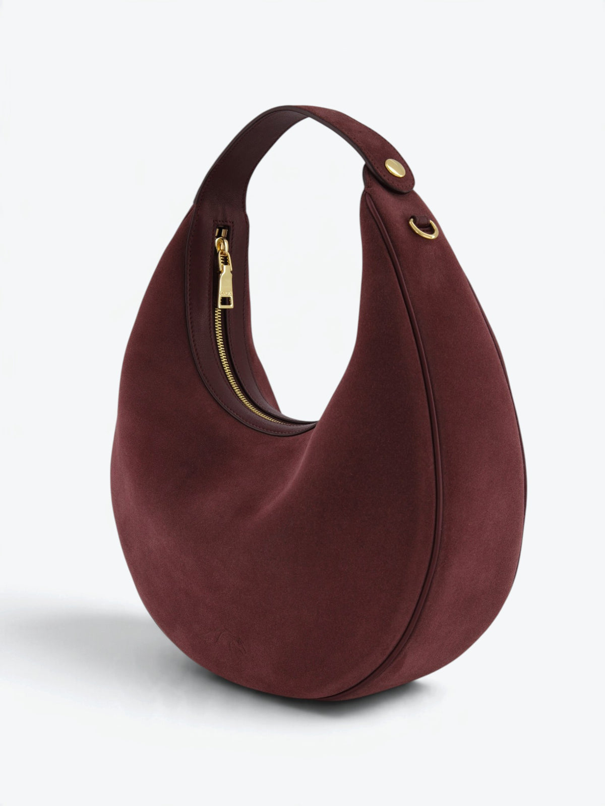 Paris L Velour Wine Bag