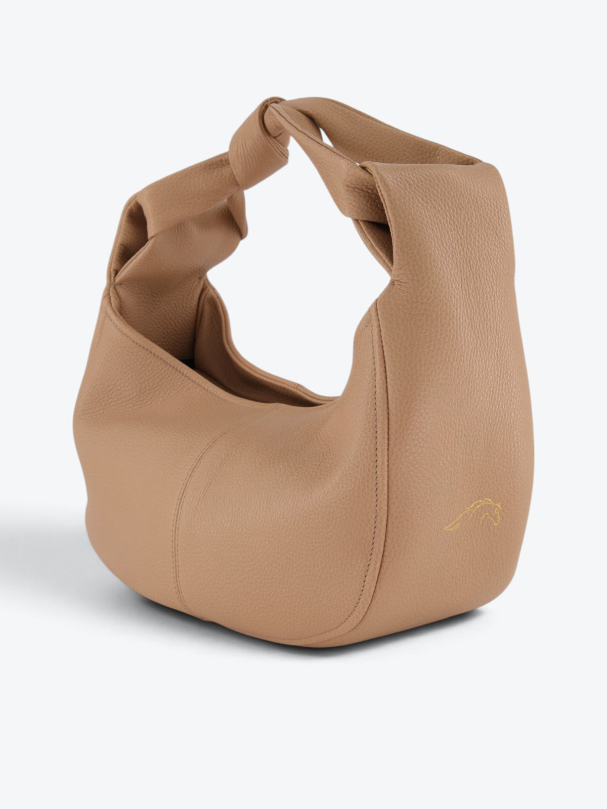 Giselle 30 Beige Hobo Bag