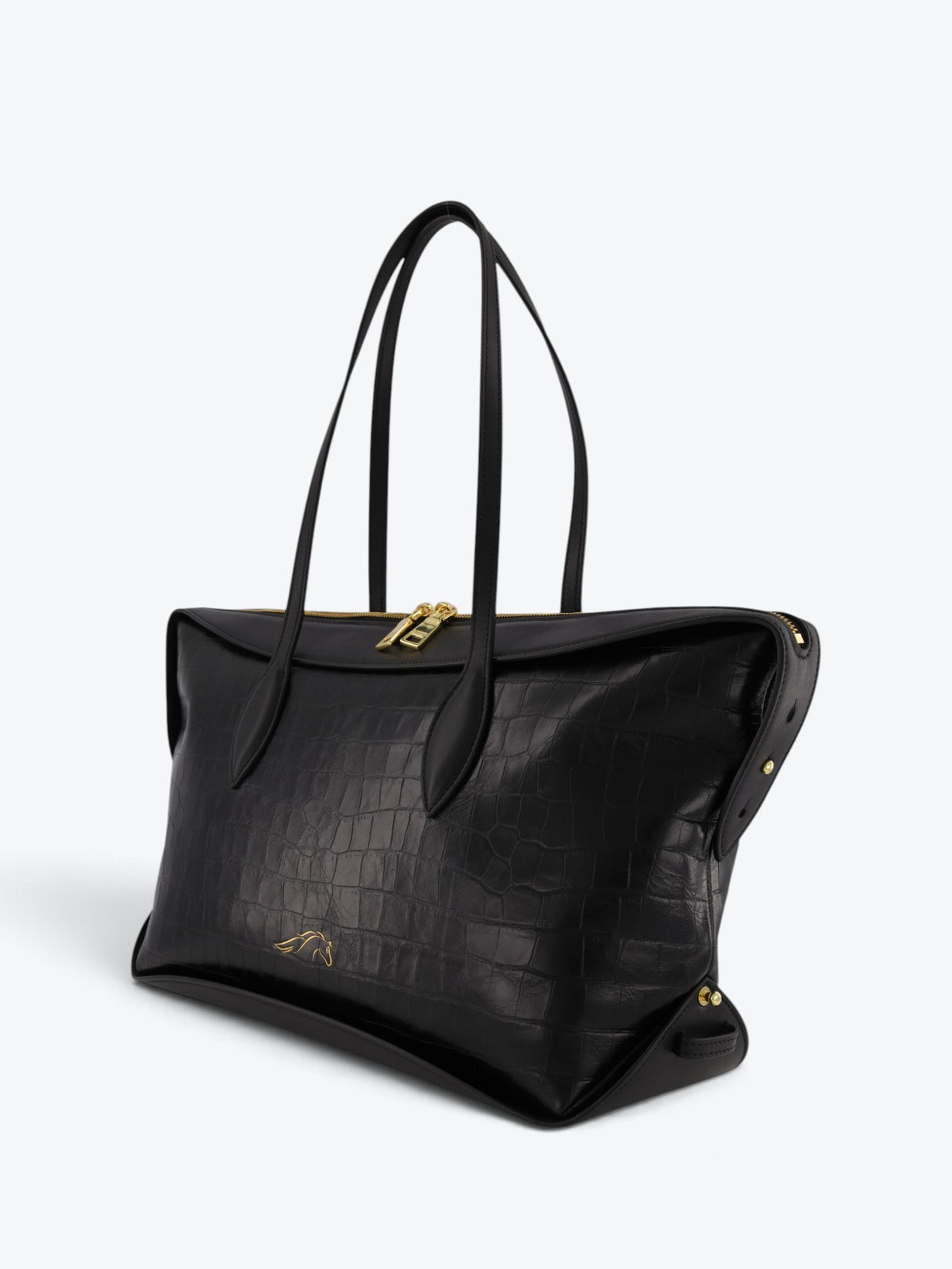 Geantă Row Black Croco