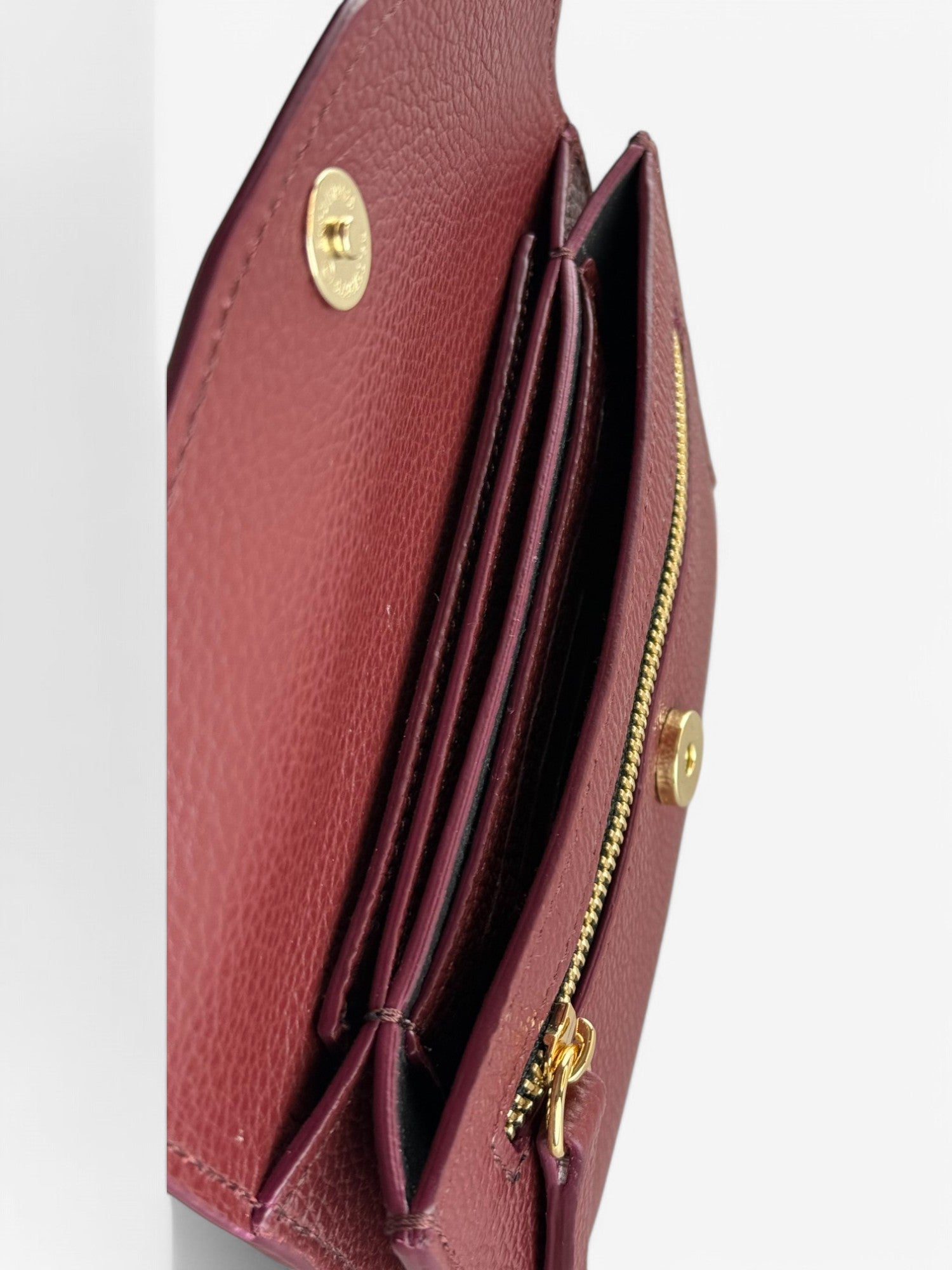 Portofel Anna Bordeaux