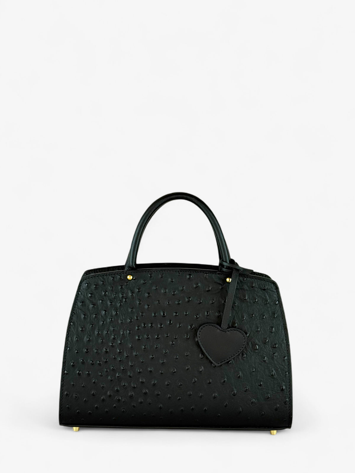 Caresta Bags - Ami S Ostrich Black bag