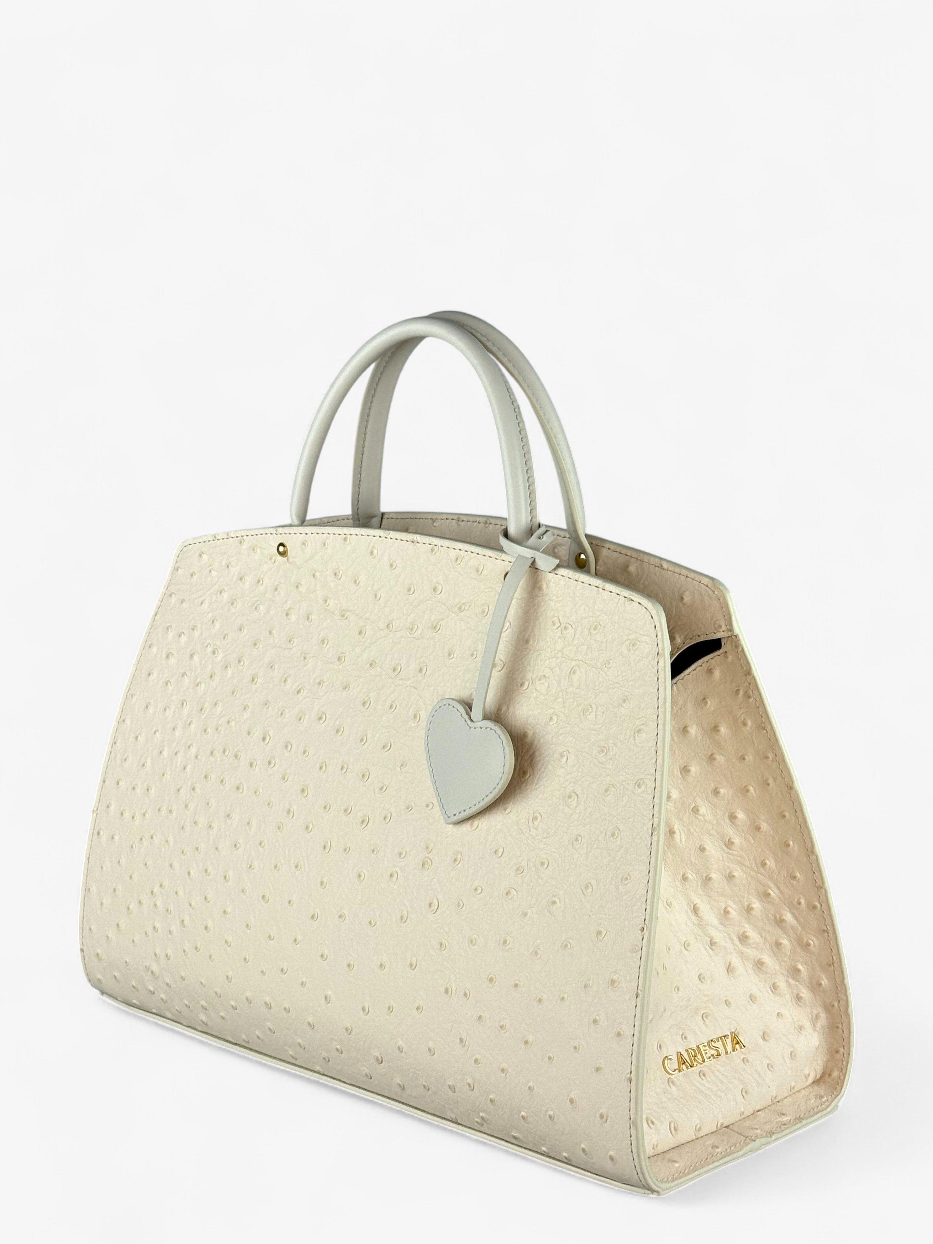 Ami M Ostrich Butter Bag