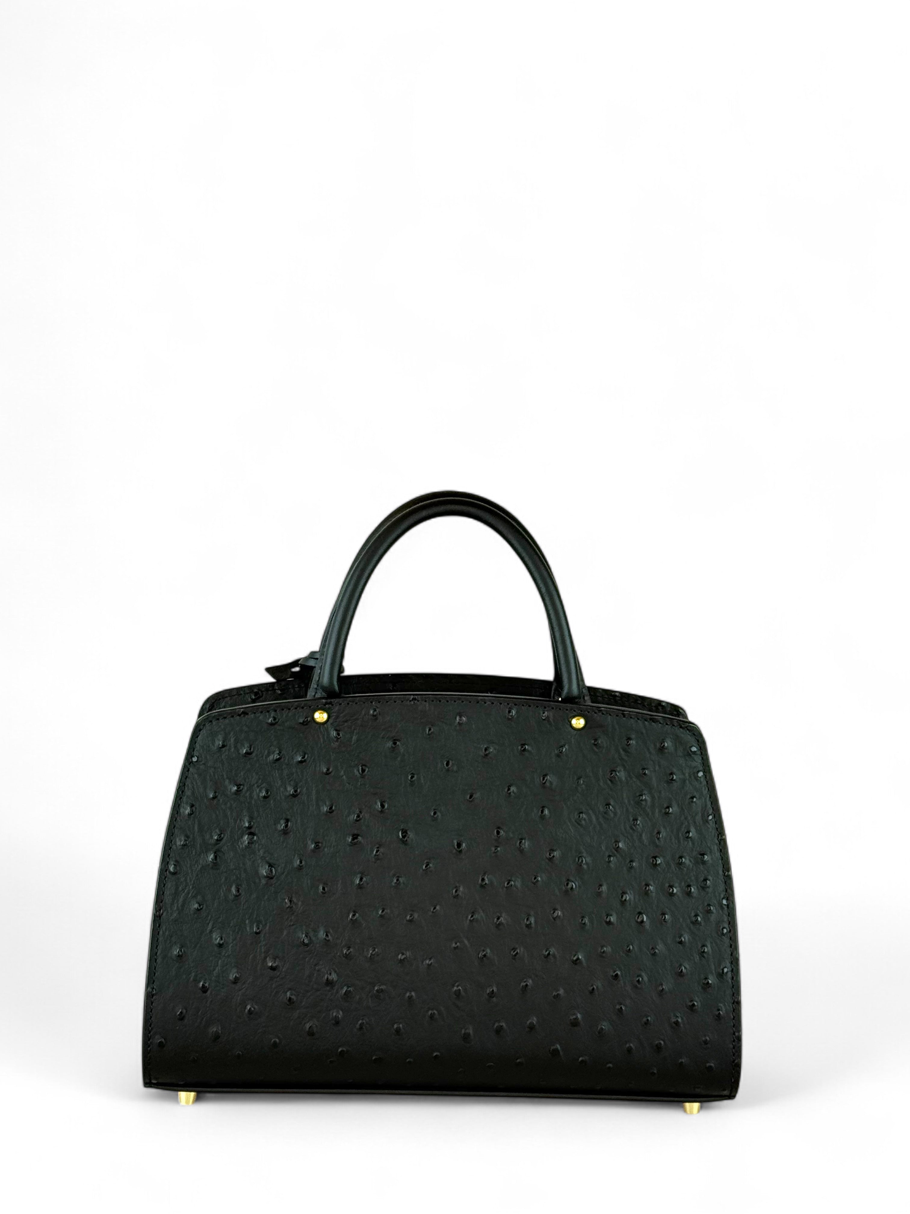 Borsa Ami S Ostrich Black