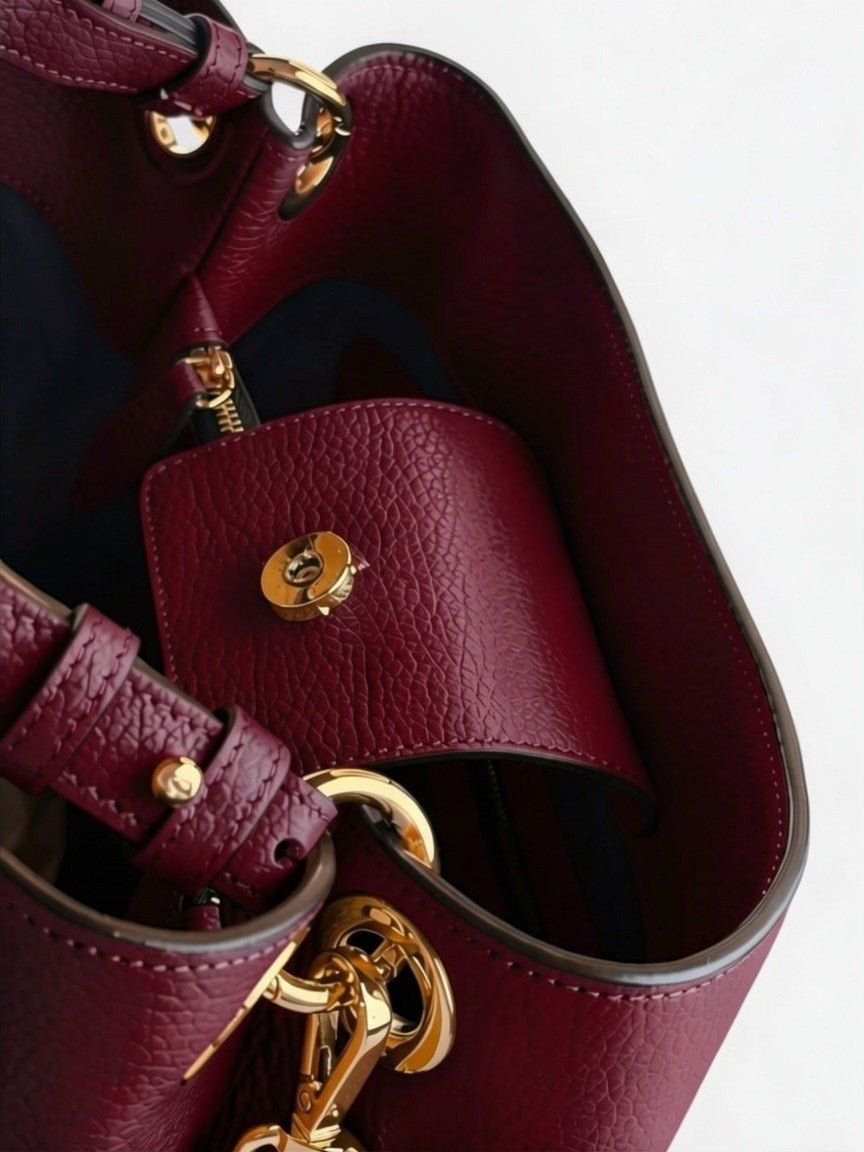 Alice L Bordeaux Bag