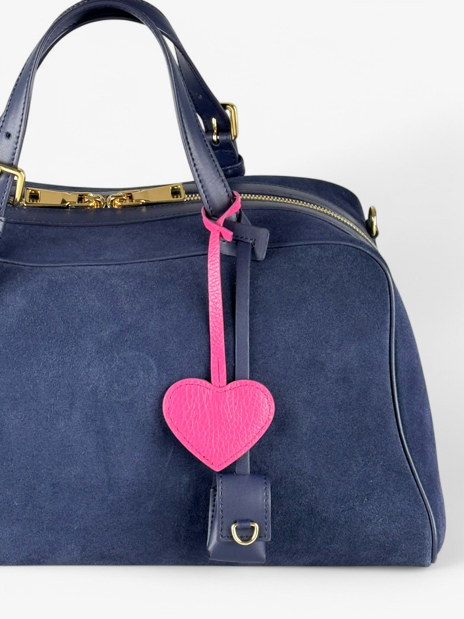 Jaqueline L Velour Bleomarin Bag