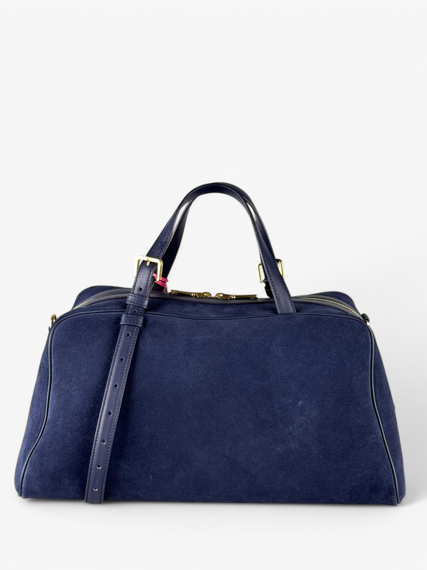 Jaqueline L Velour Bleomarin Bag