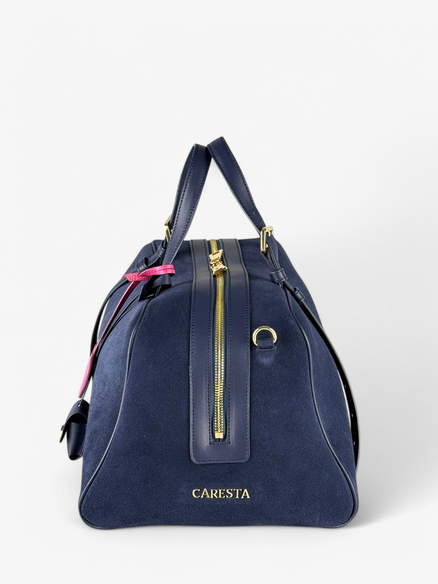 Jaqueline L Velour Bleomarin Bag