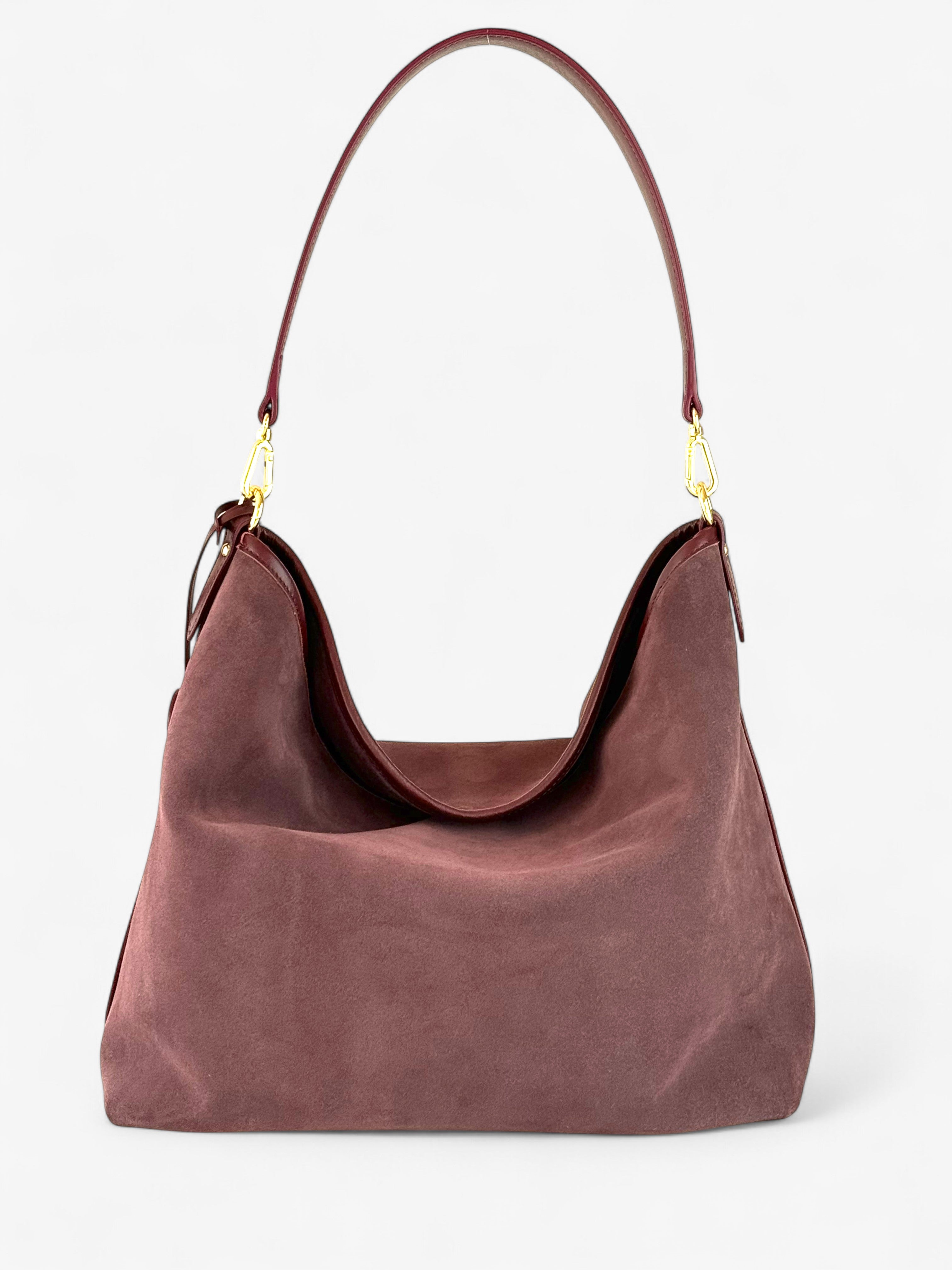 Borsa Deva Velour Wine
