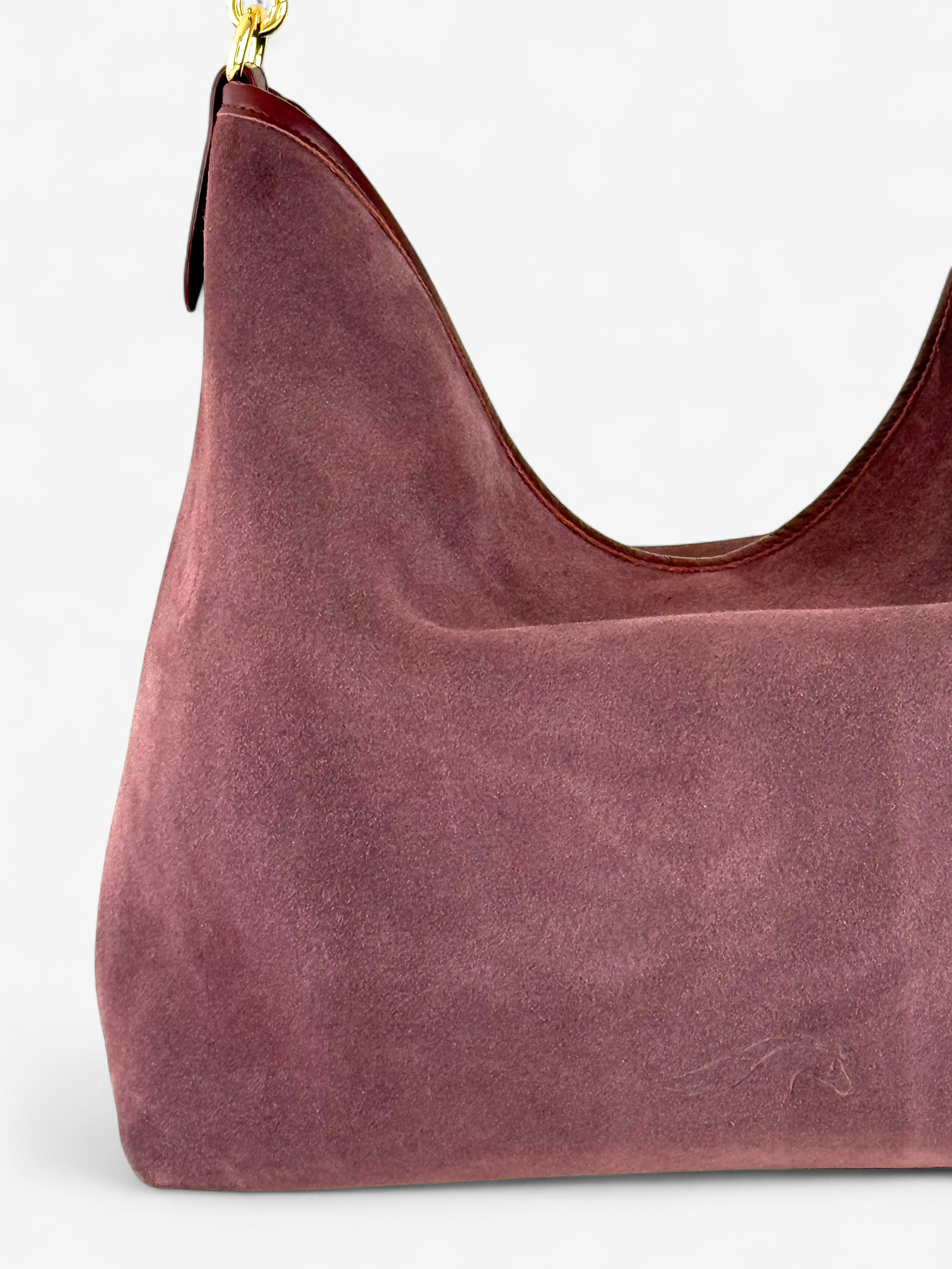 Borsa Deva Velour Wine