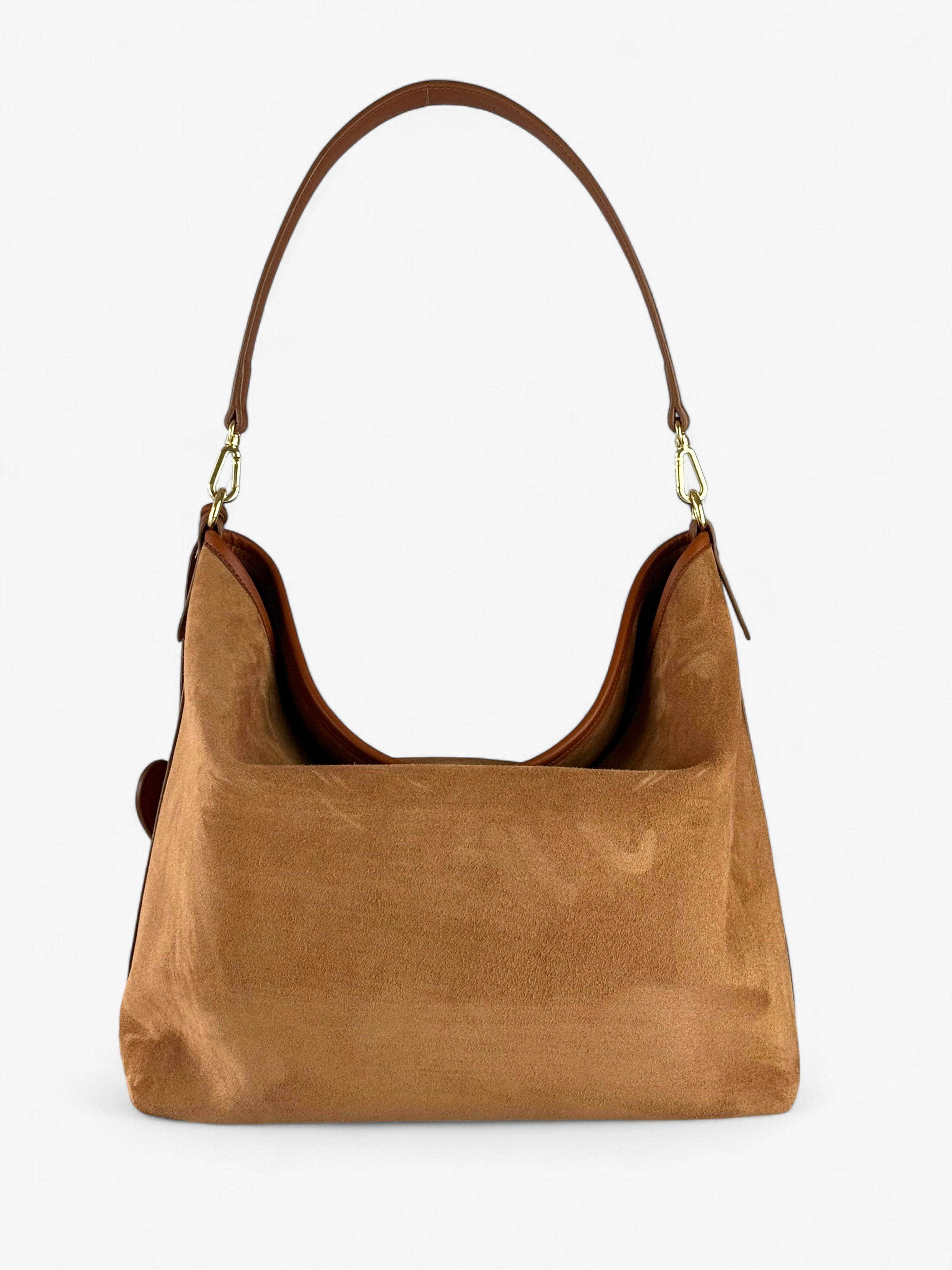 Borsa Deva Velour Cognac