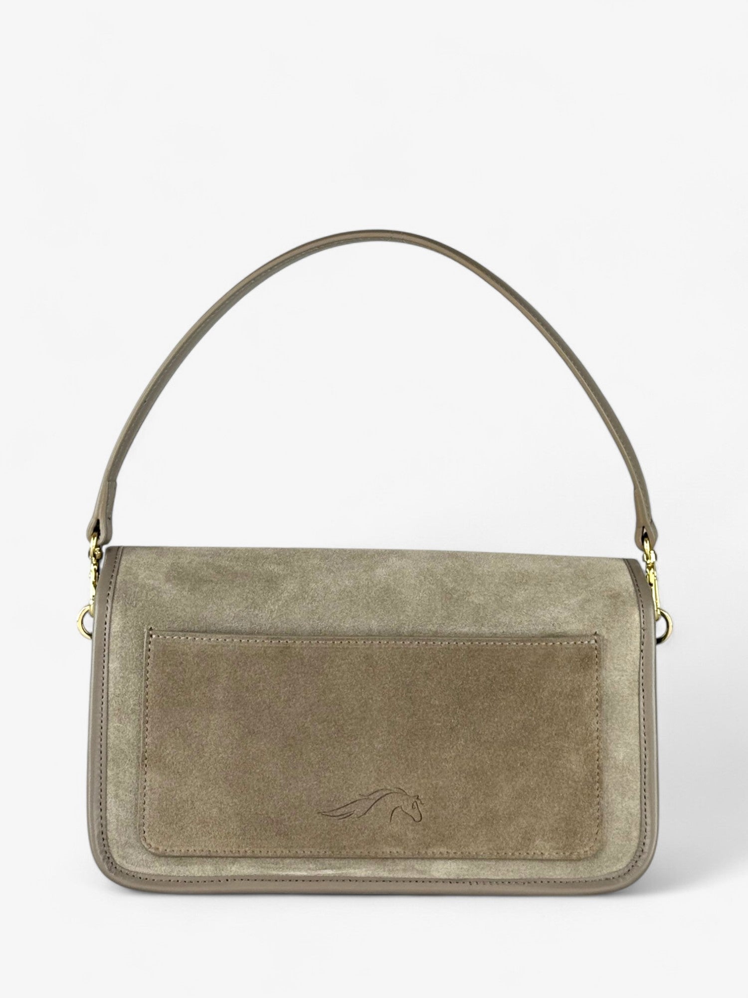 Baguette Mouton Velour Bag