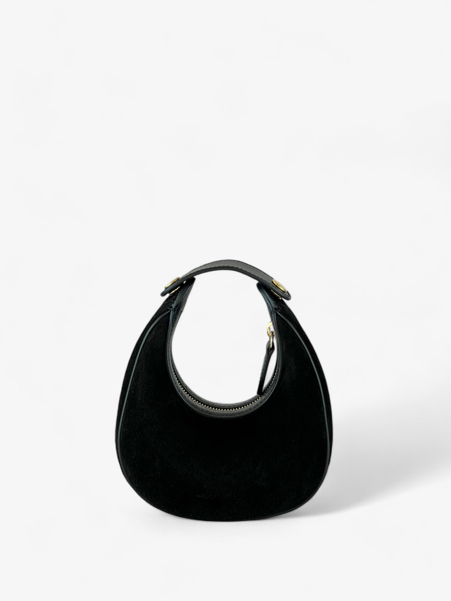 Paris S Velour Black Bag