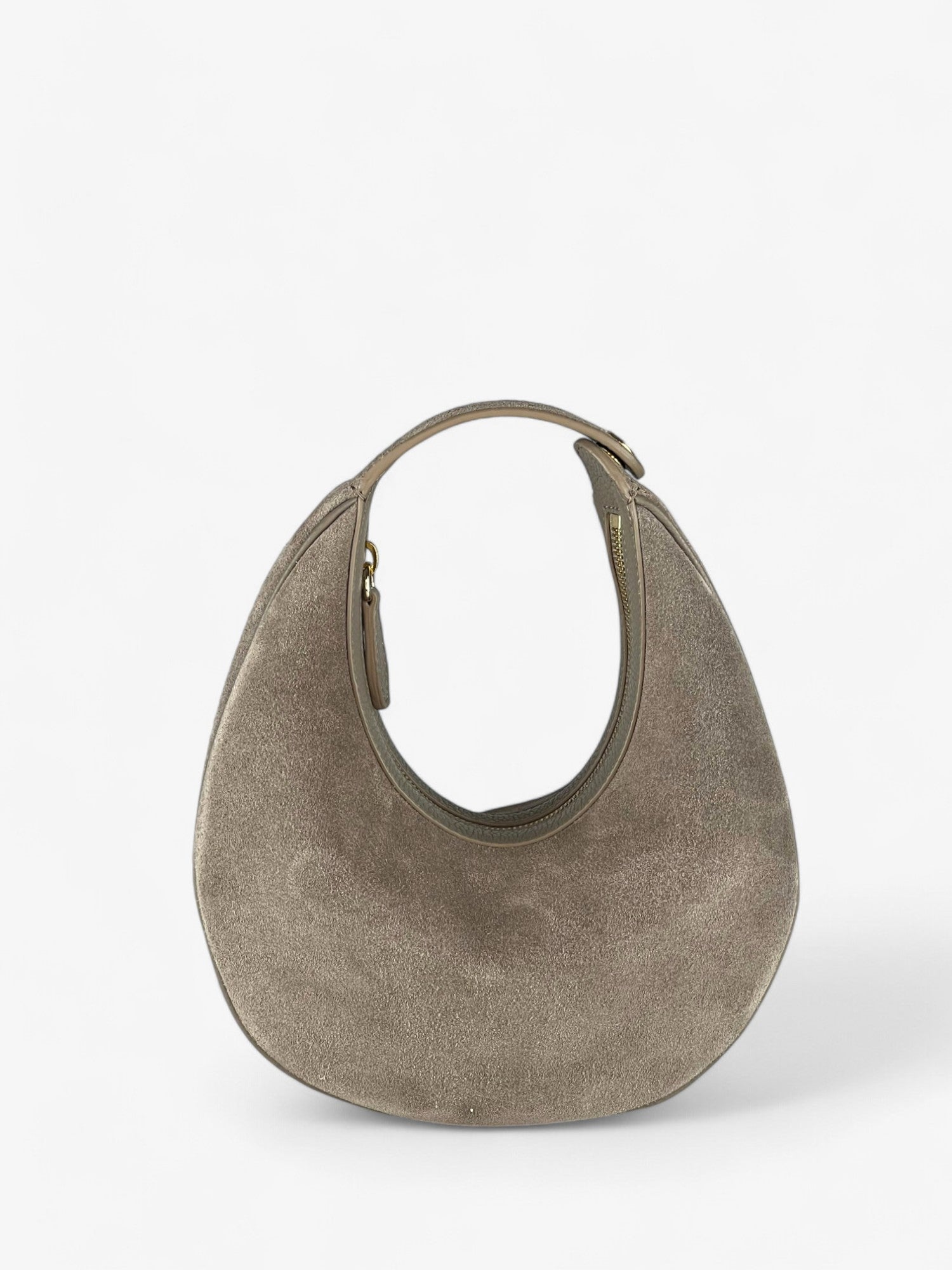 Paris M Velour Grej Bag