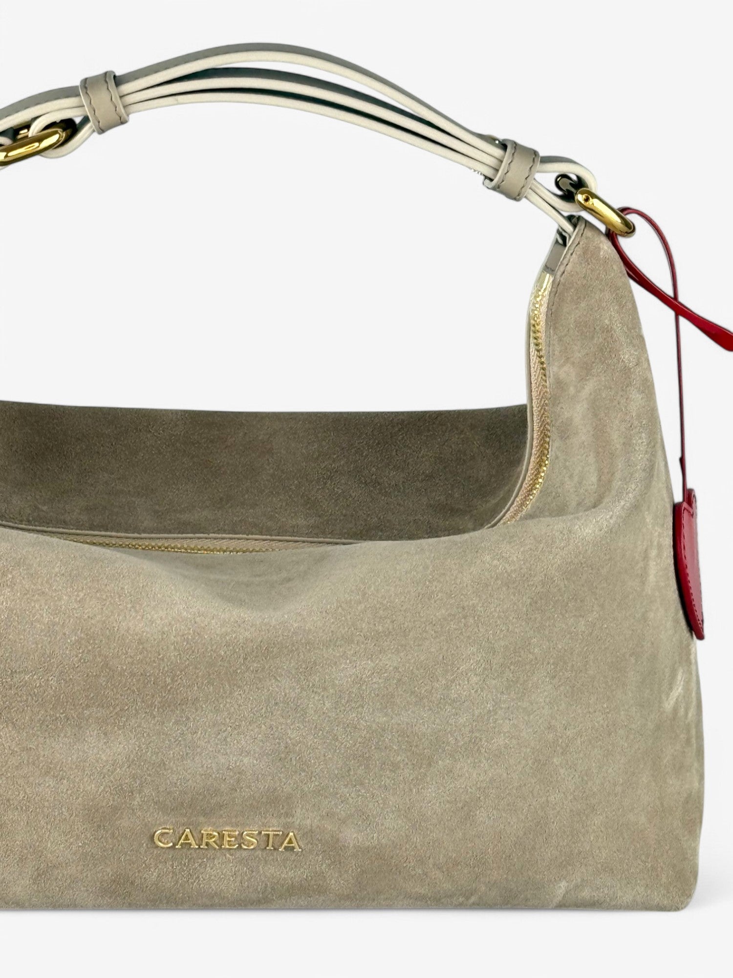 Chloe Velour Cappuccino Bag