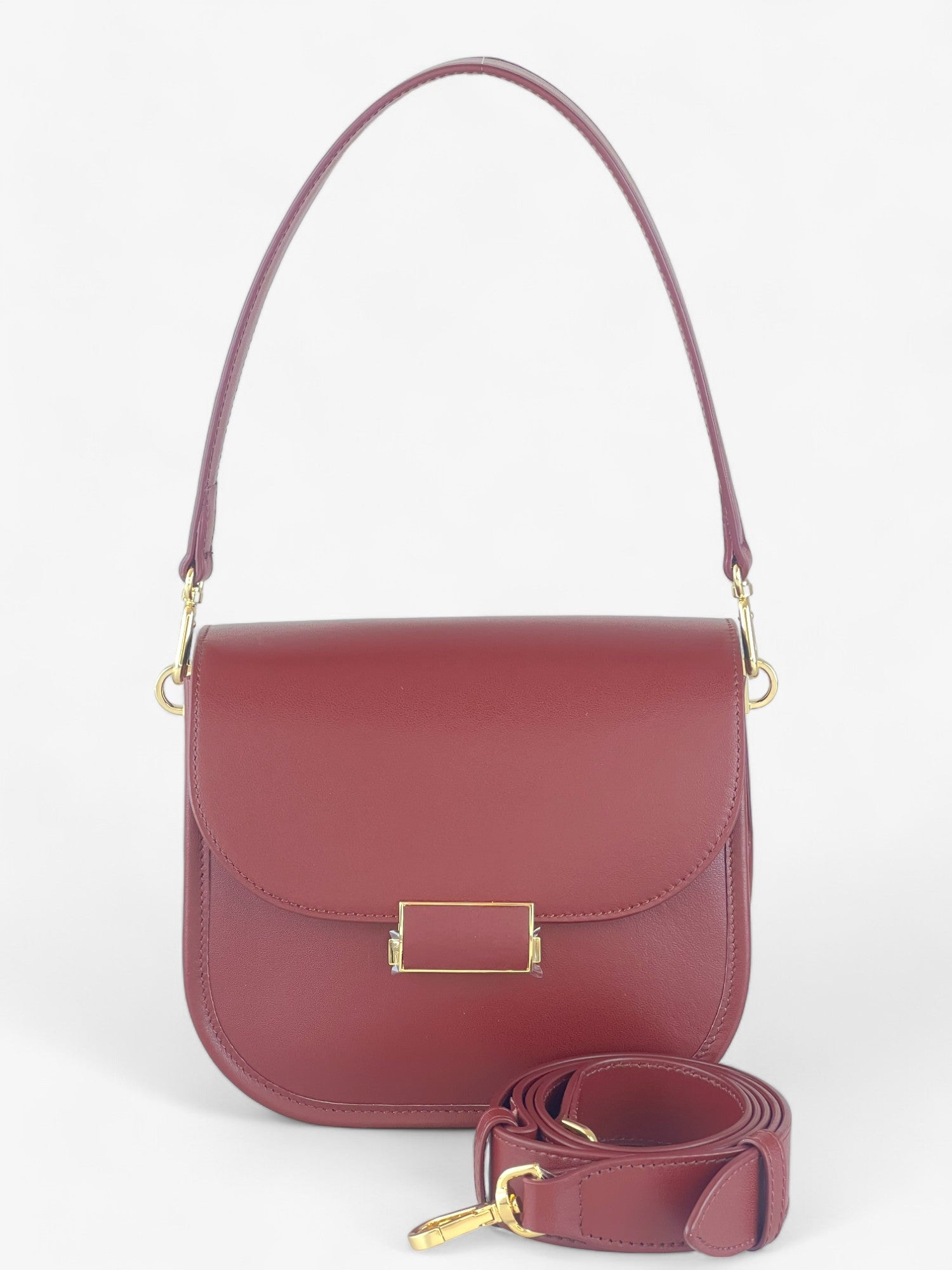 Gia Bordeaux Bag SS24