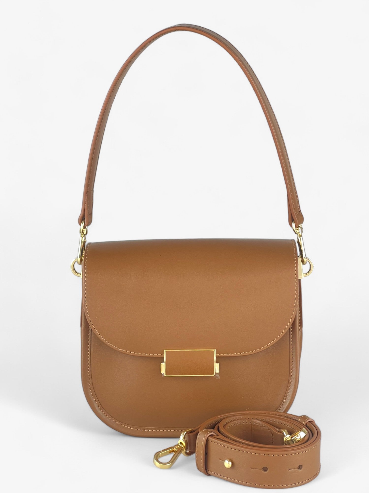 Gia Cognac Bag SS24