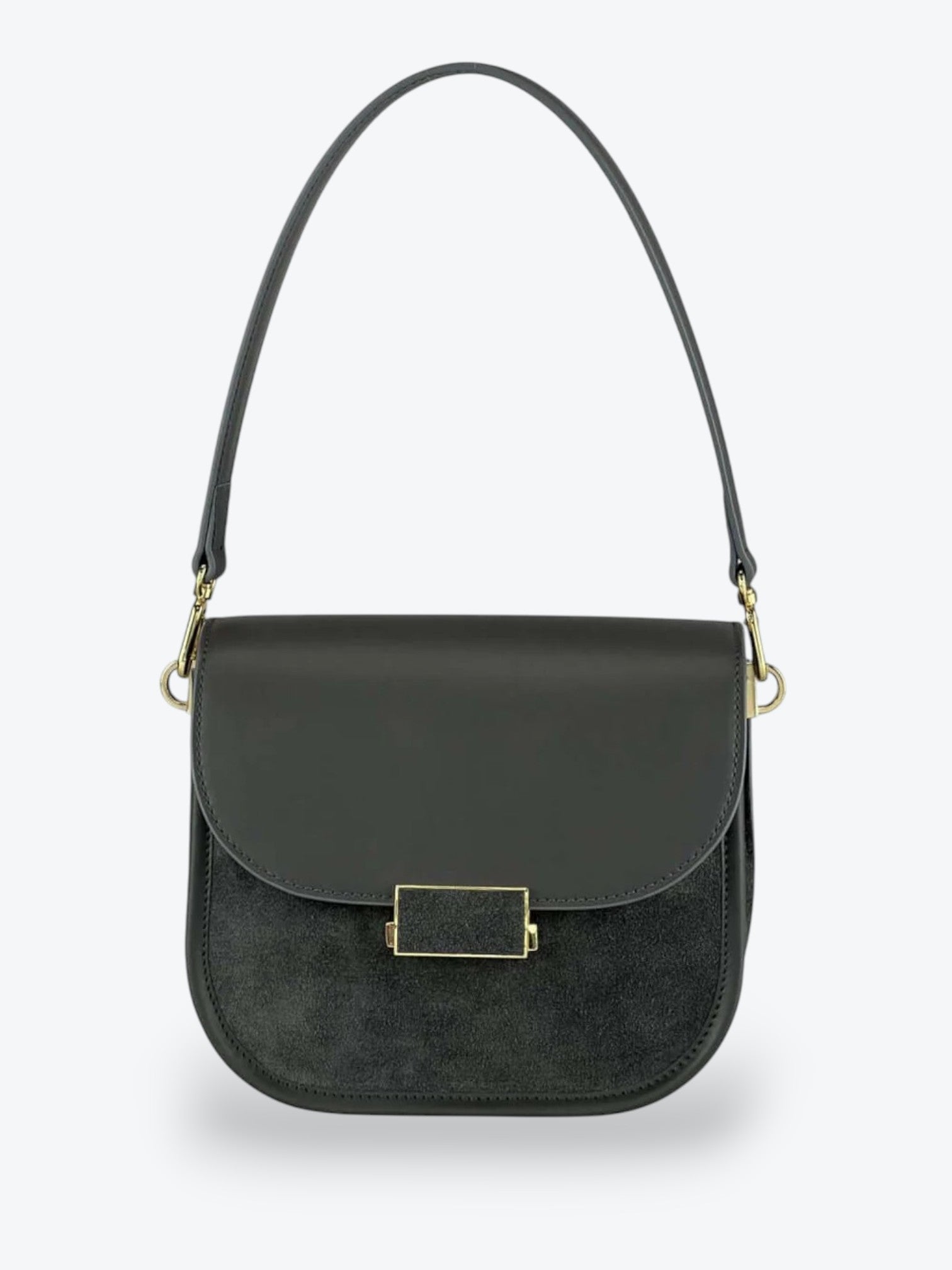 Gia Velour Dark Grey Bag SS24