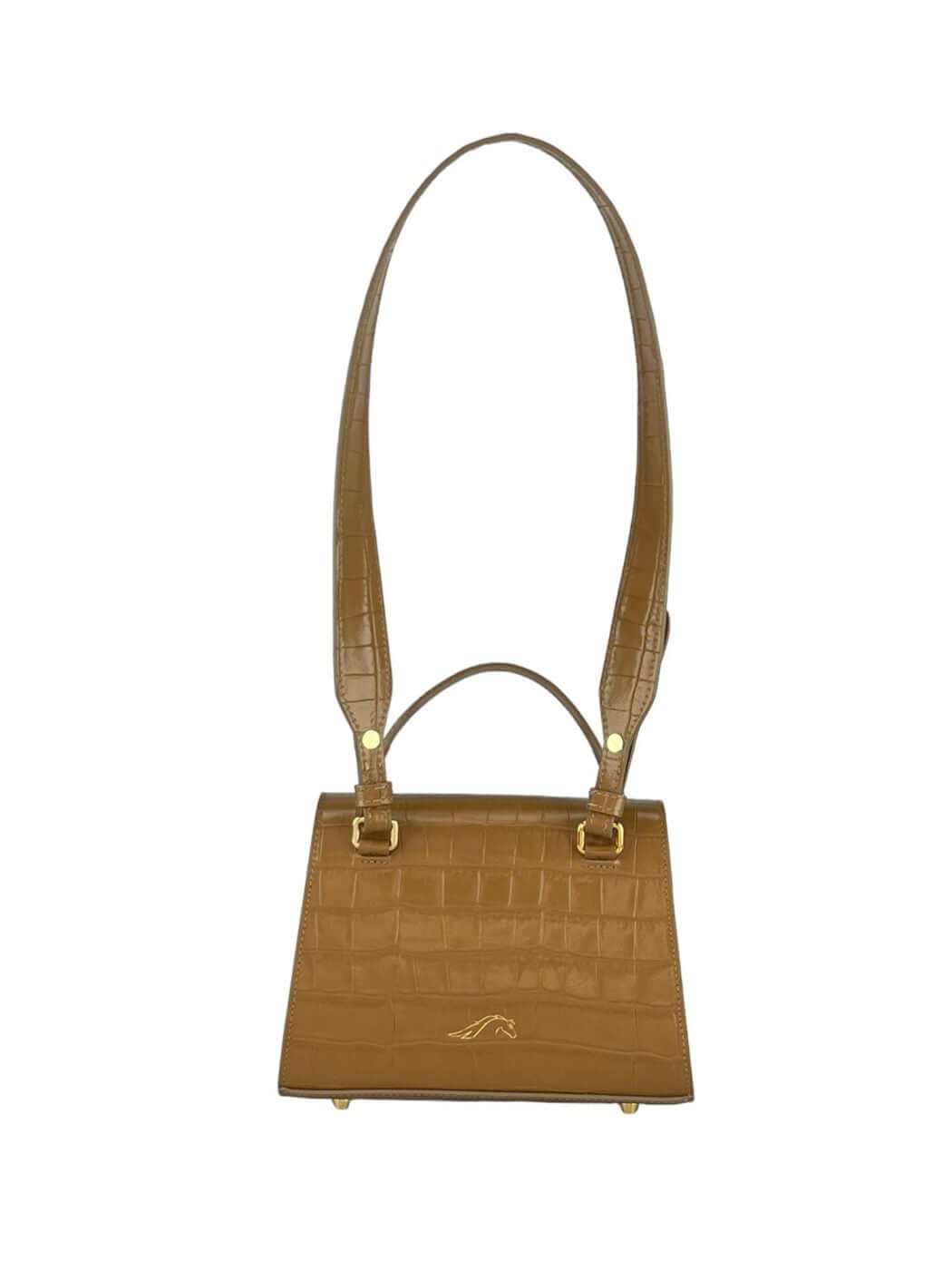 Geantă Gloria S Croco Coniac SS24 Materiale Exterior: Piele de vițel cu imprimeu croco Interior: Căptușeală din material textil Mâner și Curea Mâner: Fix, nedetașabil Curea: 1 curea de umar, detașabilă 1 curea lungă, reglabilă (lățime de 3 cm) cu o lungim