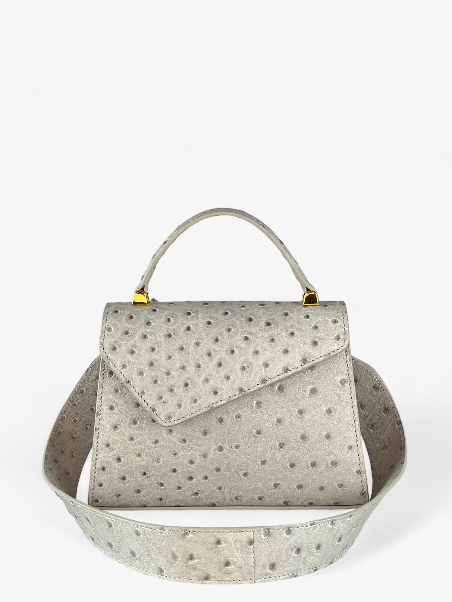 Bag Gloria S Ostrich Grey Limited Edition