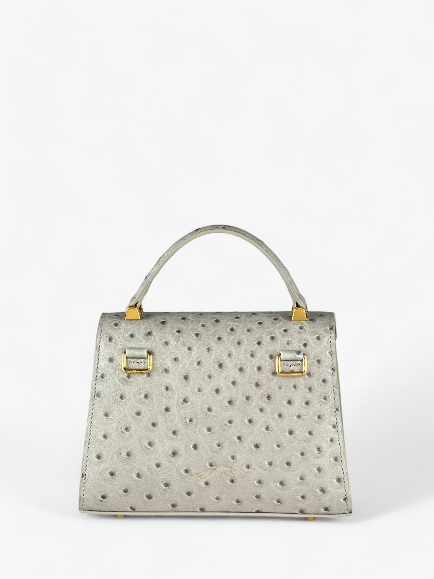 Bag Gloria S Ostrich Grey Limited Edition