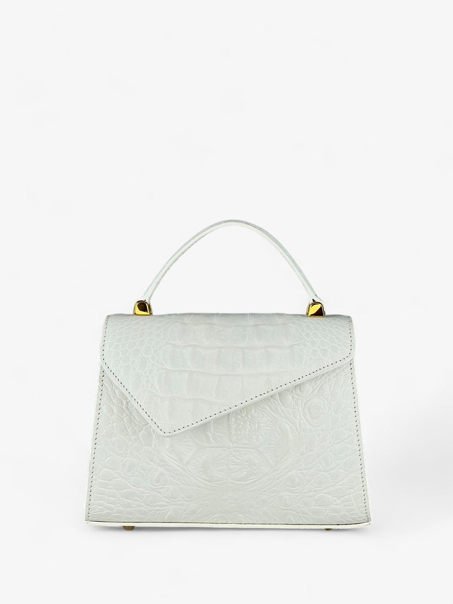 Bag Gloria S Croco White Limited Edition